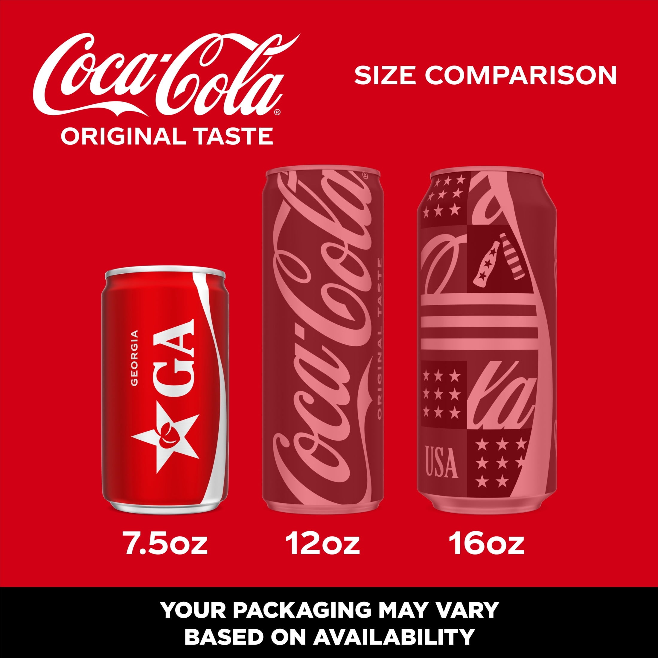 Soda Pop Fridge Pack Mini Cans 7.5 Fl Oz 10 Pack Coca-Cola