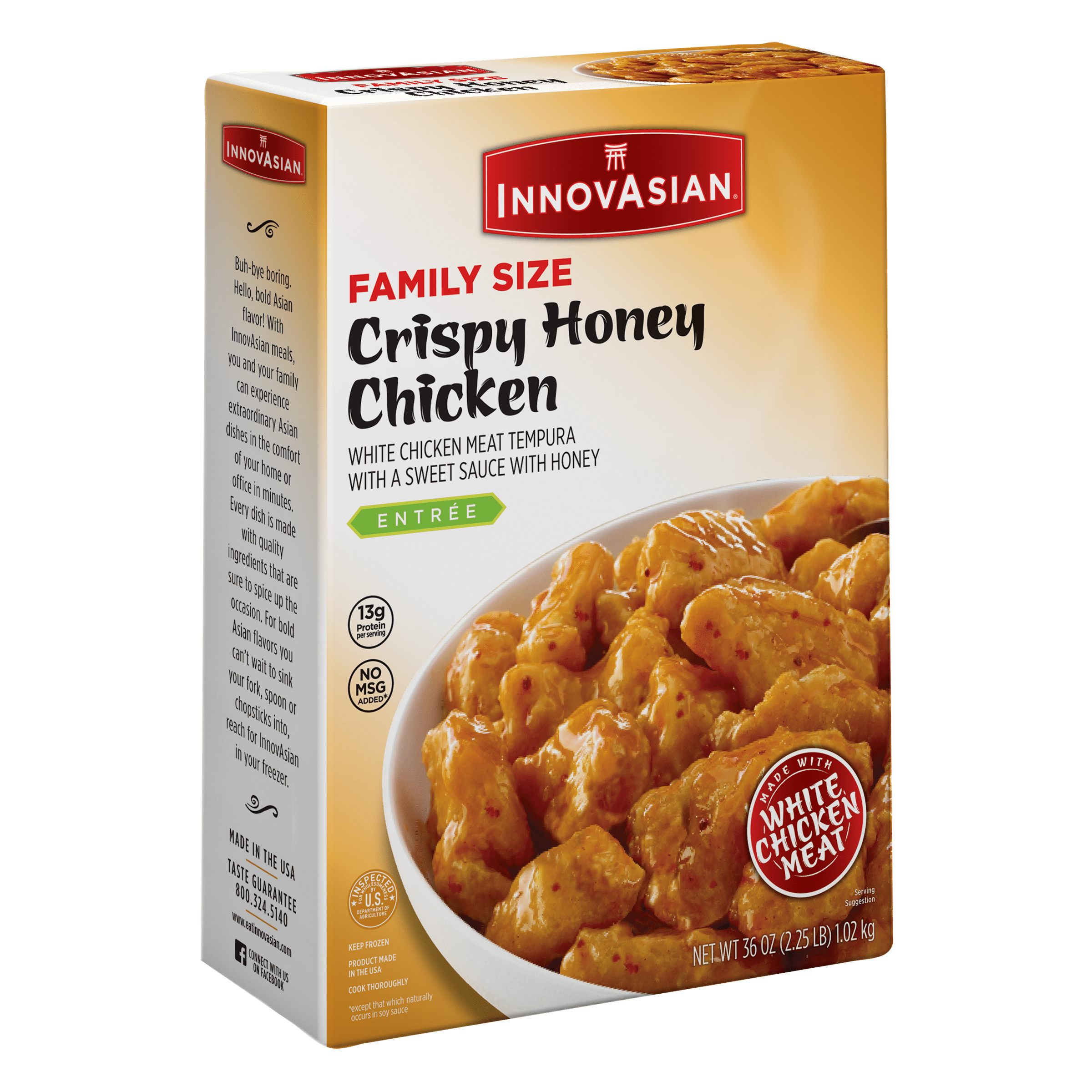 InnovAsian Cuisine Crispy Honey Chicken Frozen Meal 36 Oz