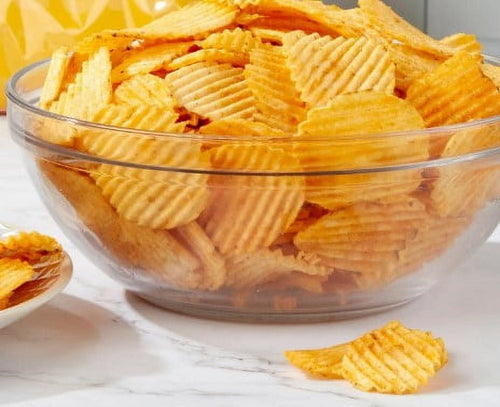 Cheddar & Sour Cream Flavored Potato Chips Party Size 13 Oz 1 Count Great Value