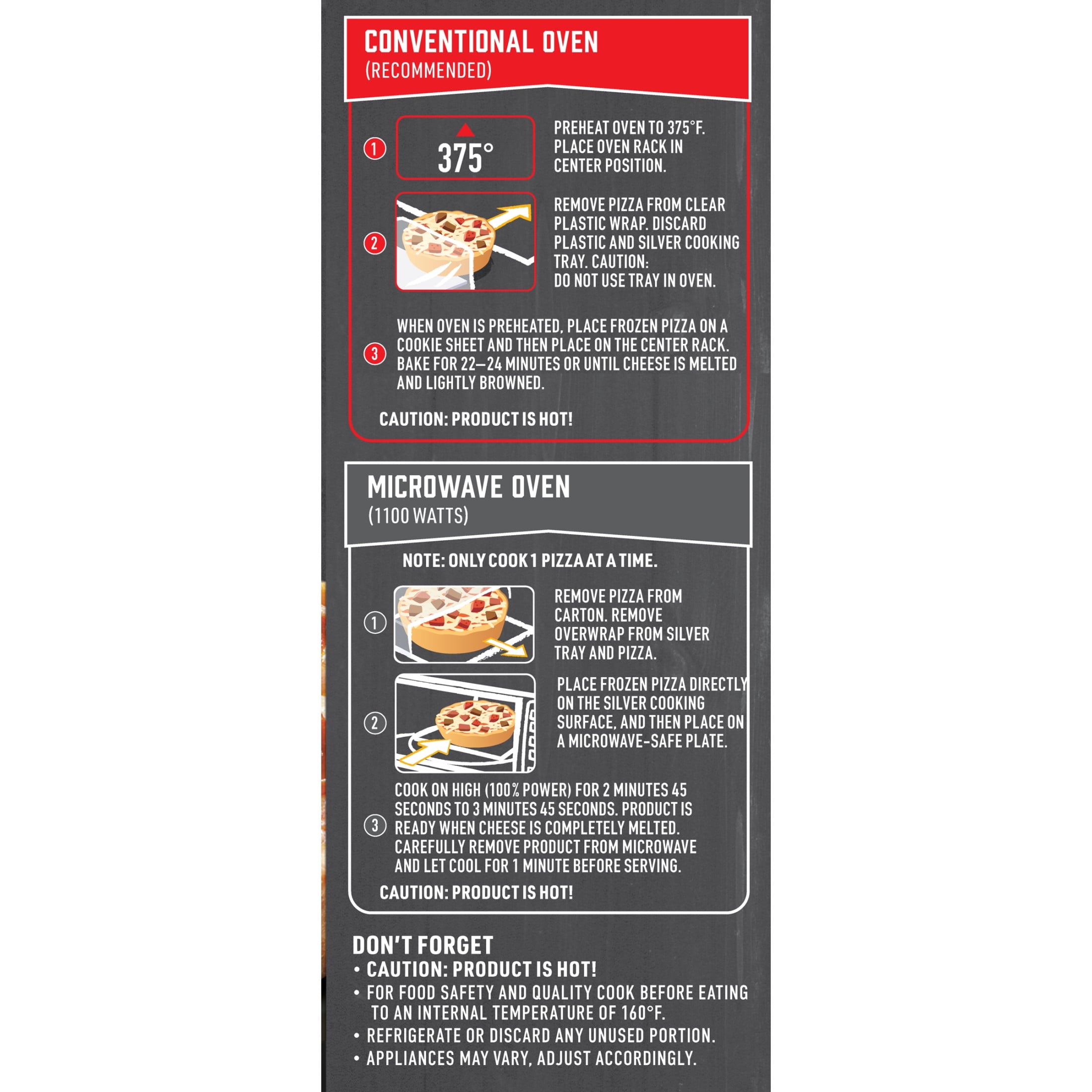 Red Baron Meat Trio Deep Dish Singles Frozen Personal Pizza 11.2 Oz 2 Pack