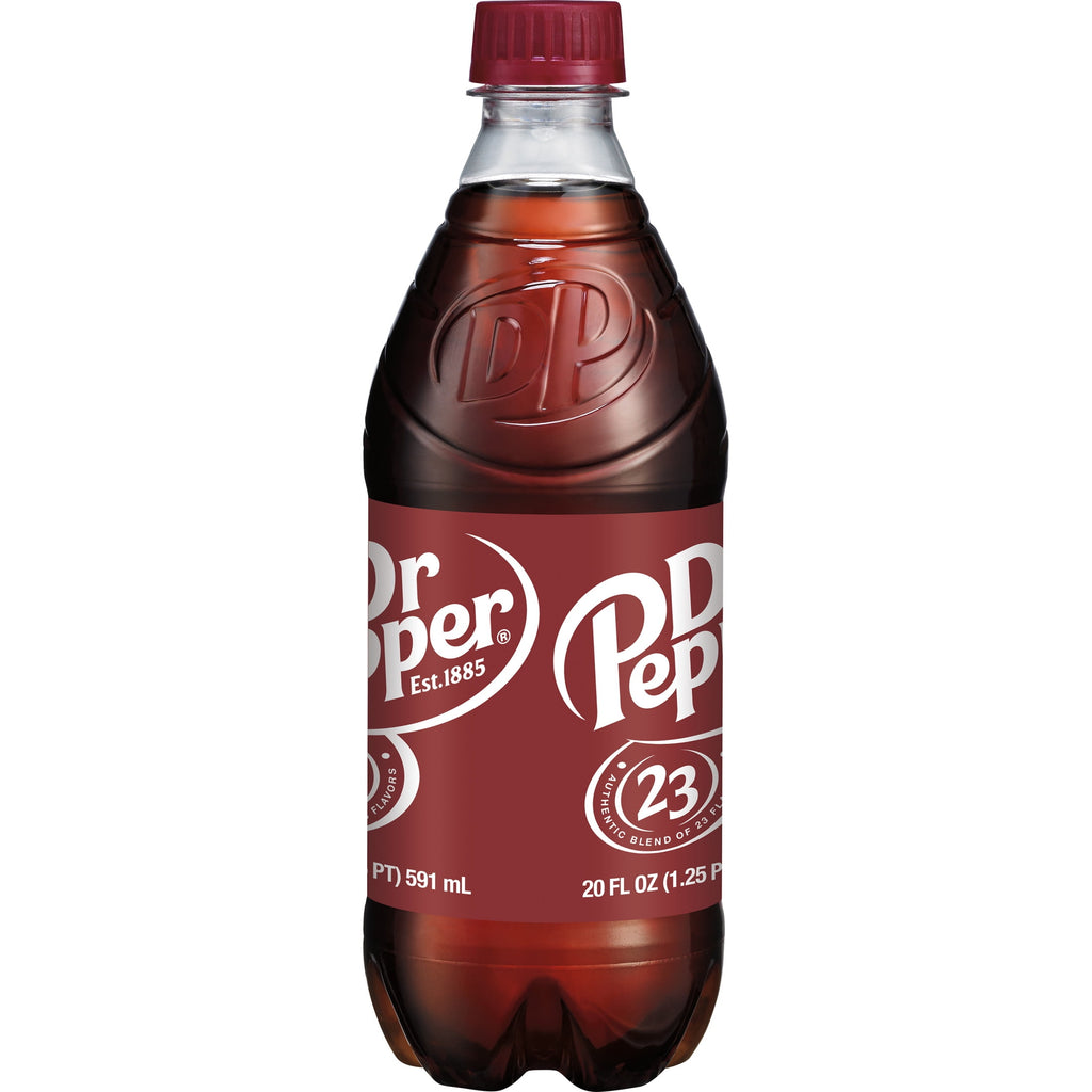 Dr Pepper Soda Pop Bottle 20 Fl Oz