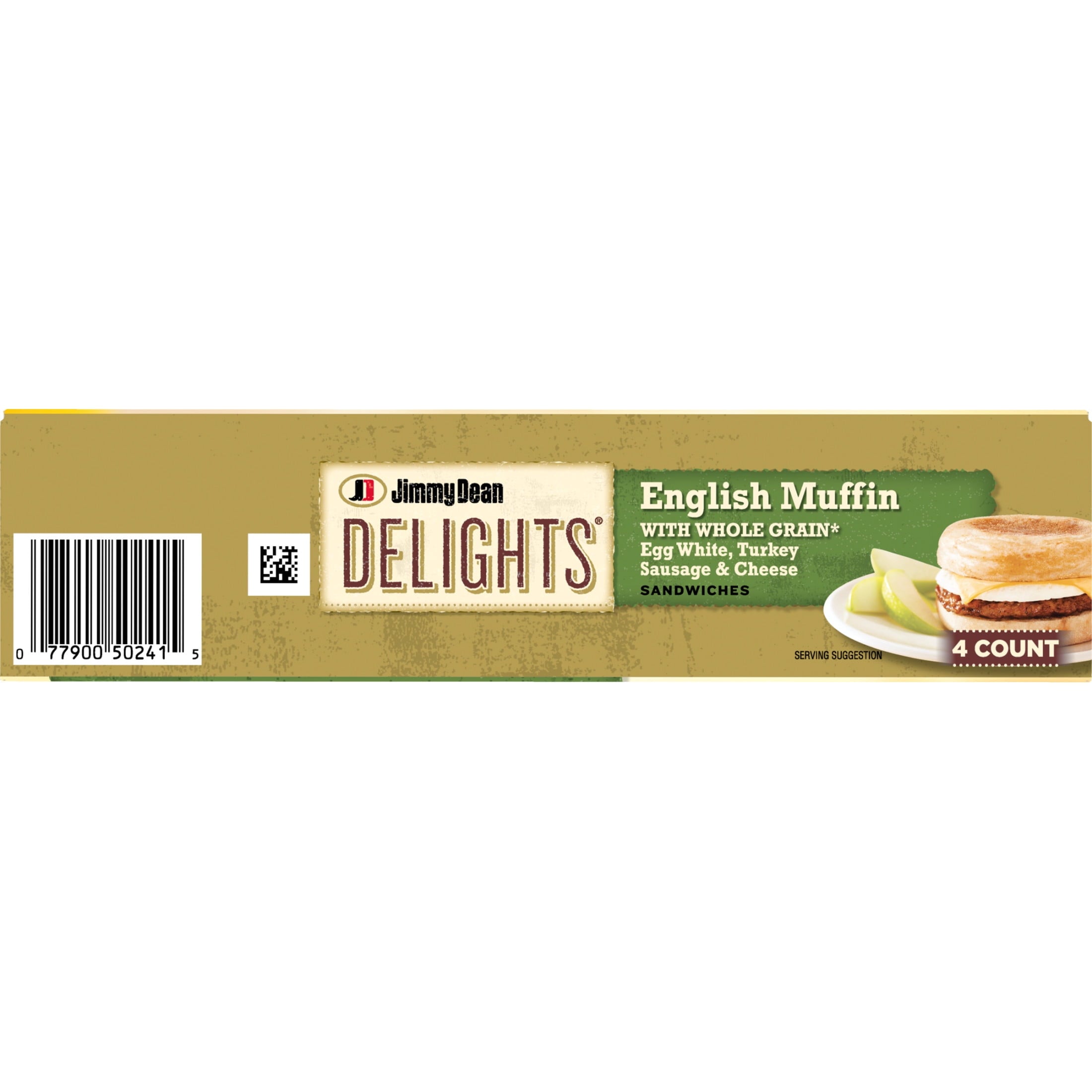 Jimmy Dean Delights Turkey Sausage Egg White & Cheese English Muffin 16.4 Oz 4 Count