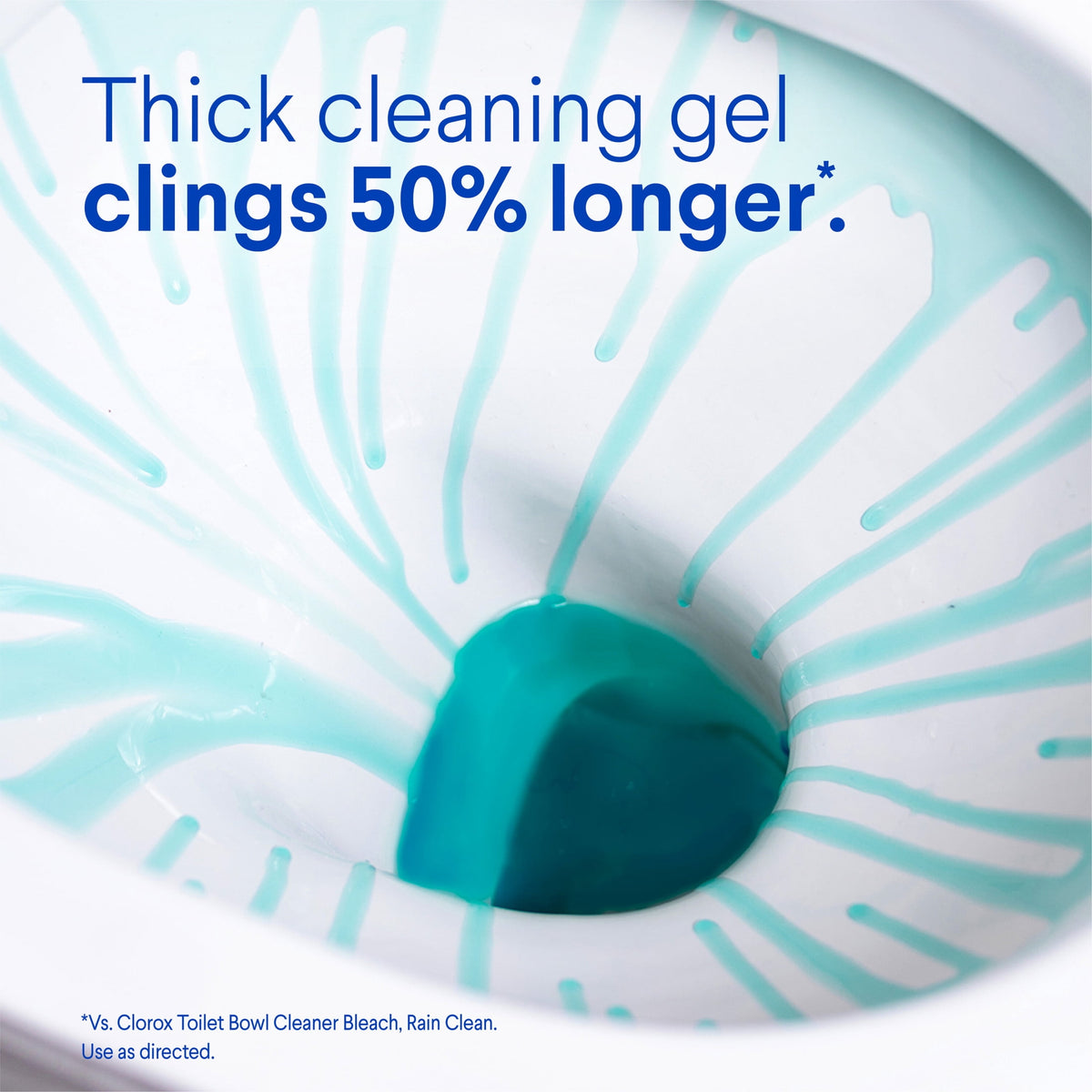 Clorox Toilet Bowl Cleaner Clinging Bleach Gel Crisp Lemon 24 fl oz