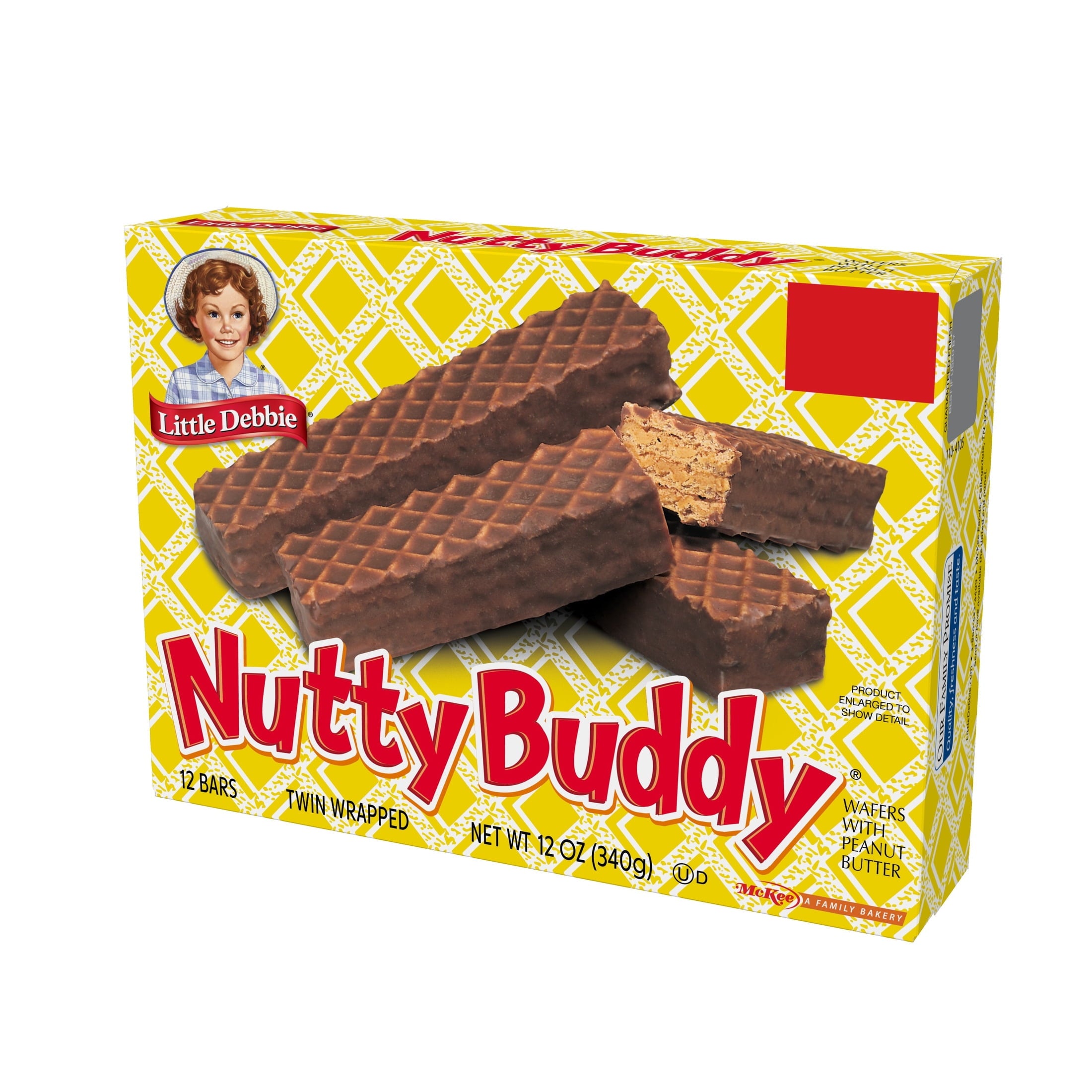 Nutty Buddy Wafer Cookies Peanut Butter Chocolate 12 Count 12 Oz Little Debbie