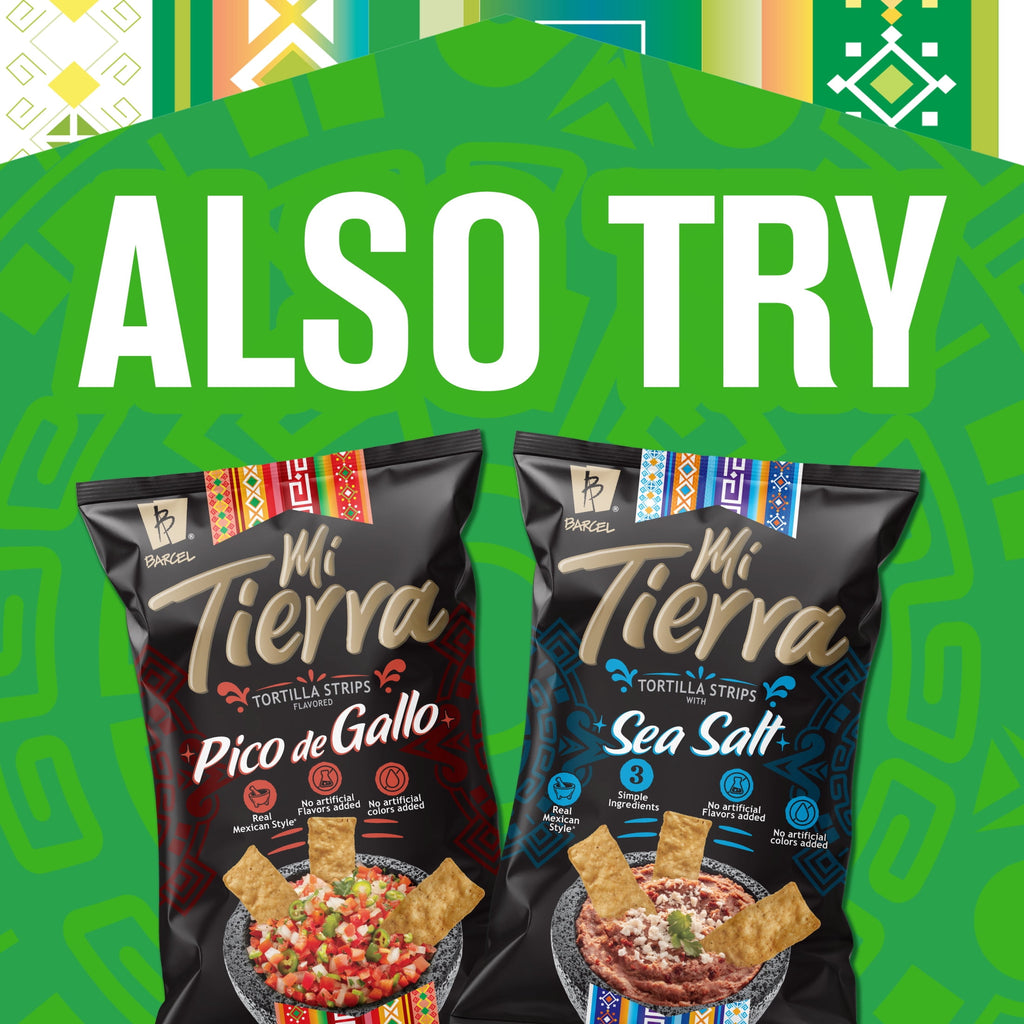 Mi Tierra Hint of Lime Tortilla Chip Strips 9.9 Oz Barcel