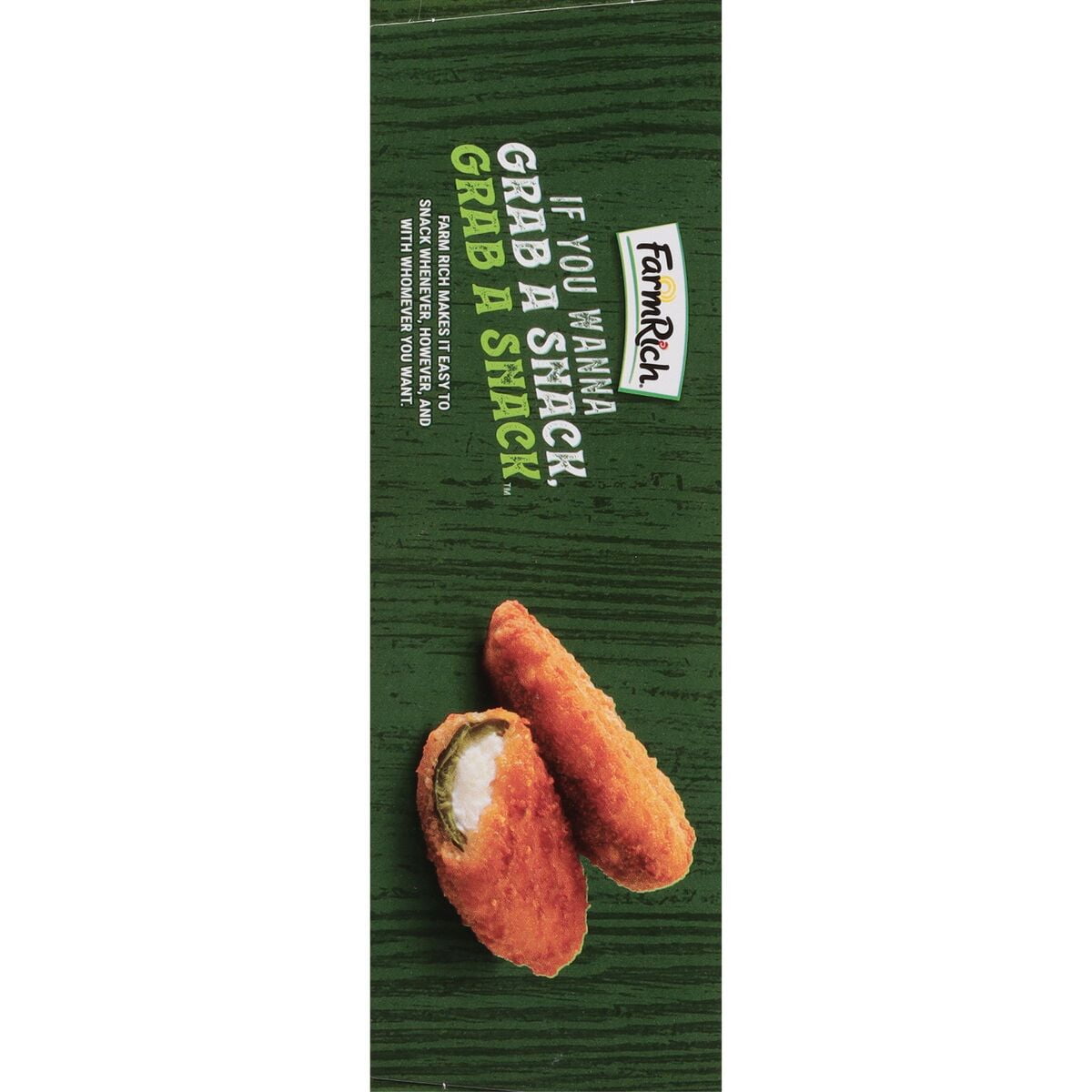 Farm Rich Breaded Jalapeno Peppers Stuffed with Cream Cheese Frozen 17 Oz