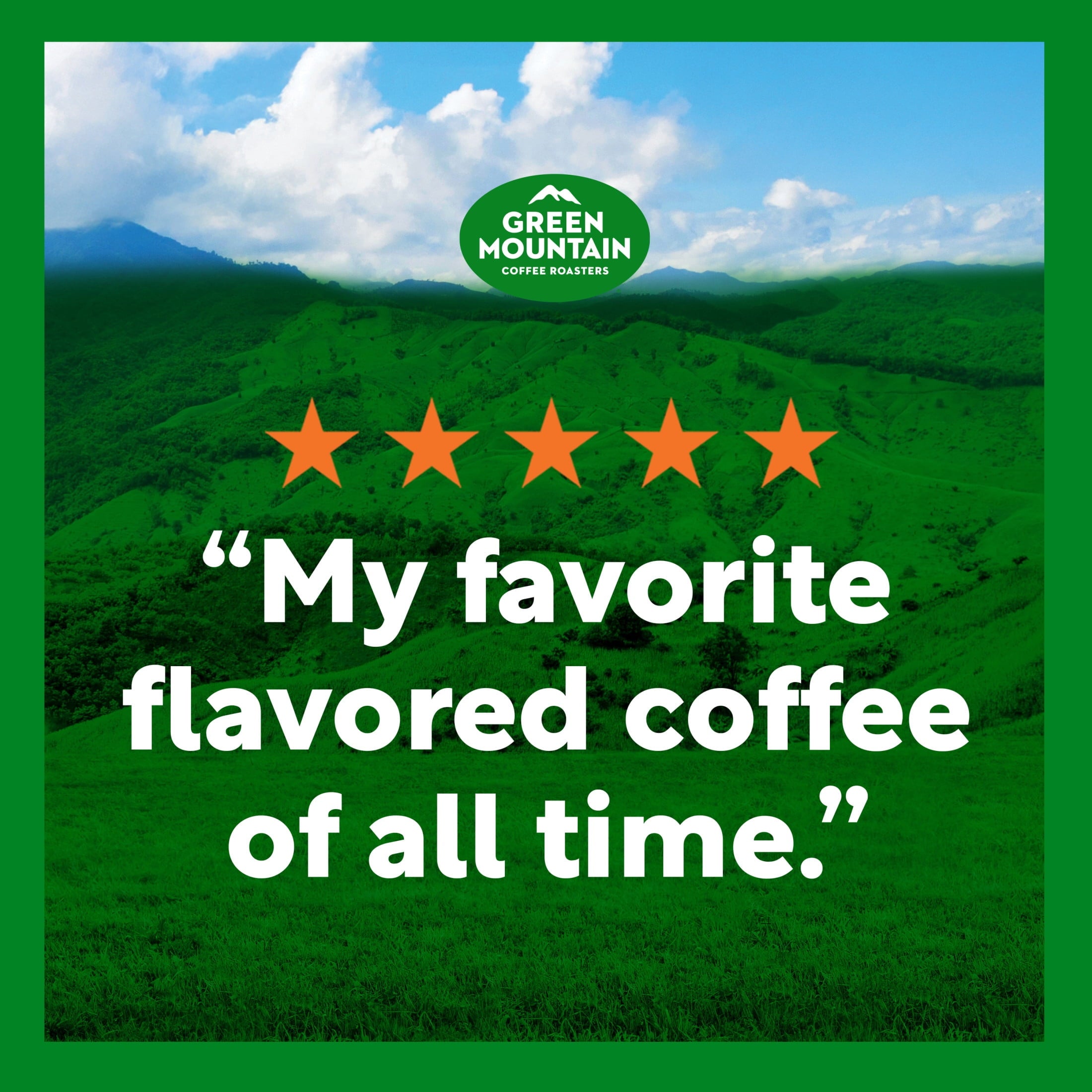 Green Mountain Coffee Roasters Caramel Vanilla Cream Light Roast K-Cup Coffee Pods 24 Count