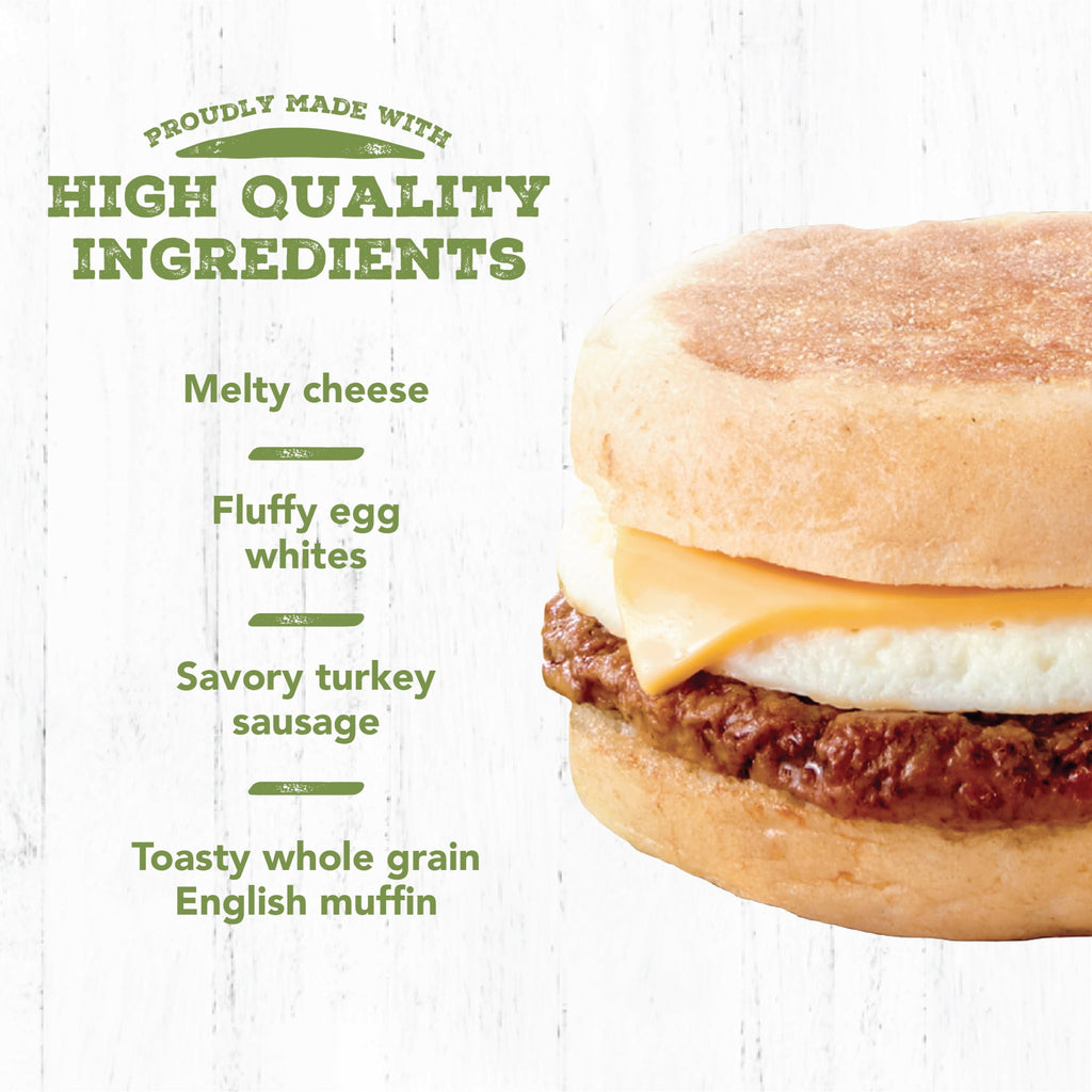 Jimmy Dean Delights Turkey Sausage Egg White & Cheese English Muffin 16.4 Oz 4 Count