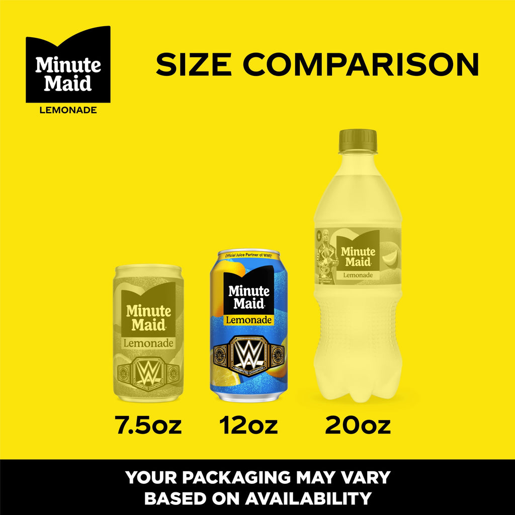 Minute Maid Lemonade Fridge Pack Cans 12 fl oz 12 Pack