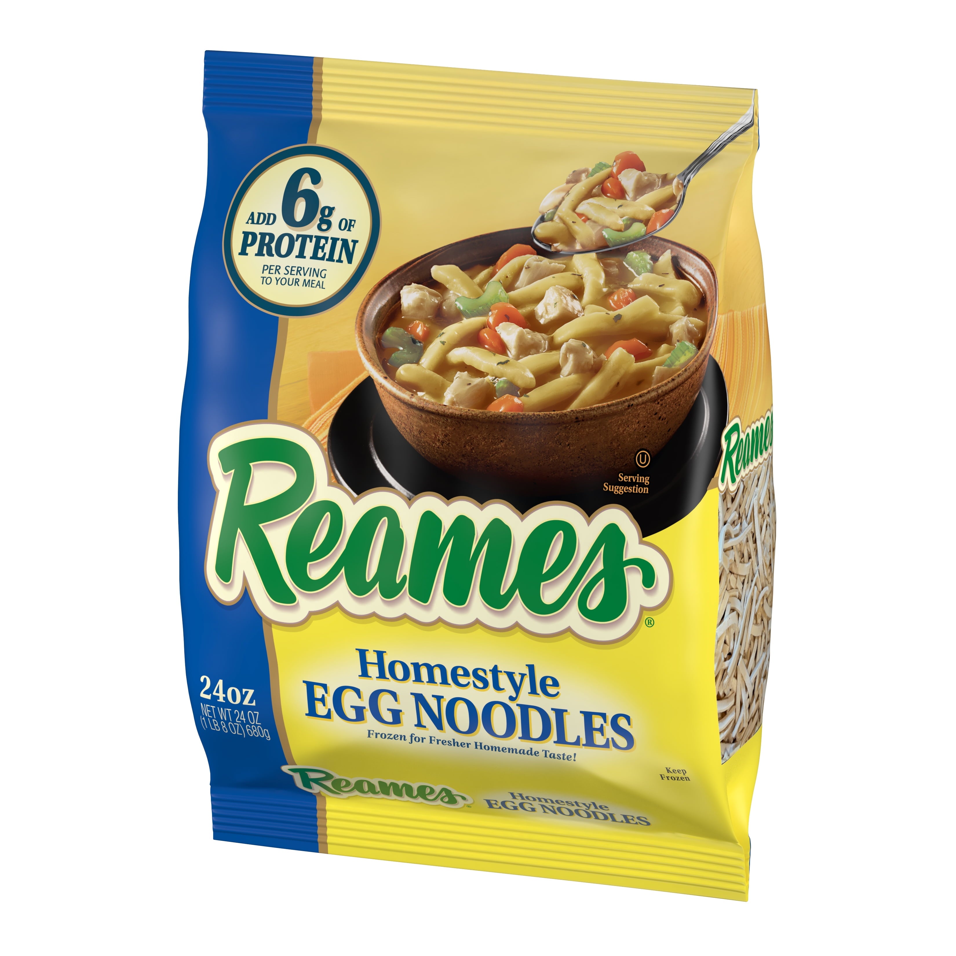 Reames Homestyle Egg Noodles Frozen 24 Oz