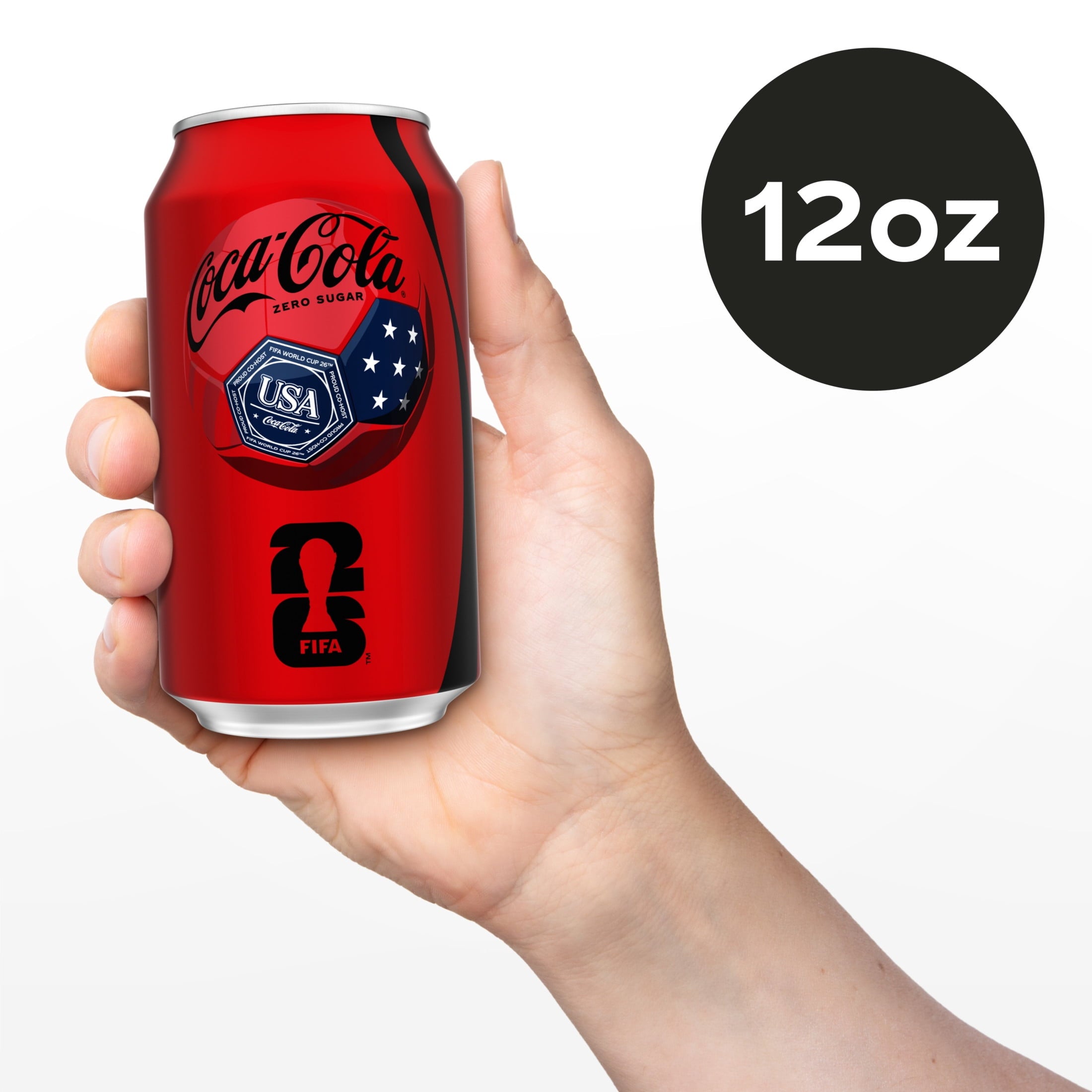 Zero Sugar Soda Pop Cans 12 Fl Oz 24 Pack Coca-Cola