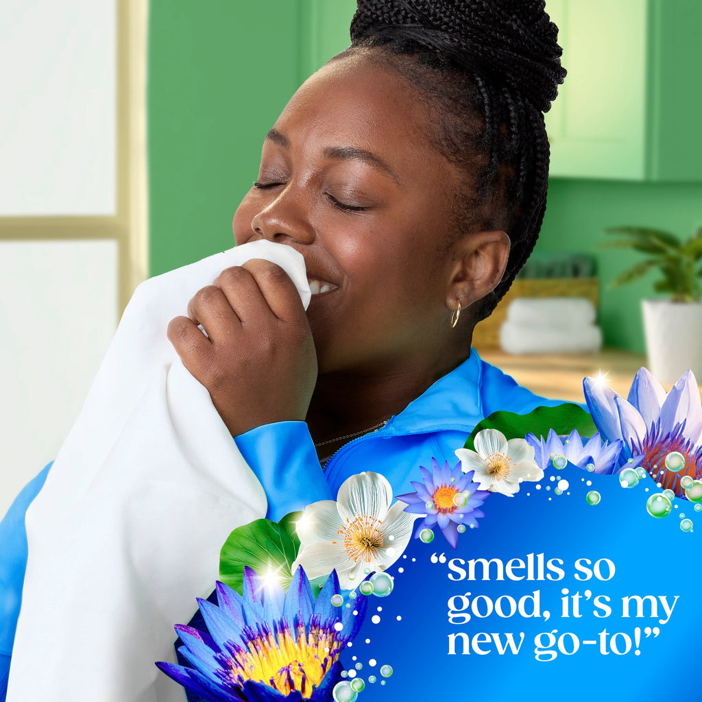 Gain Flings 4-in-1 Oxi Boost Febreze Laundry Detergent Pacs Waterfall Delight 60 Count