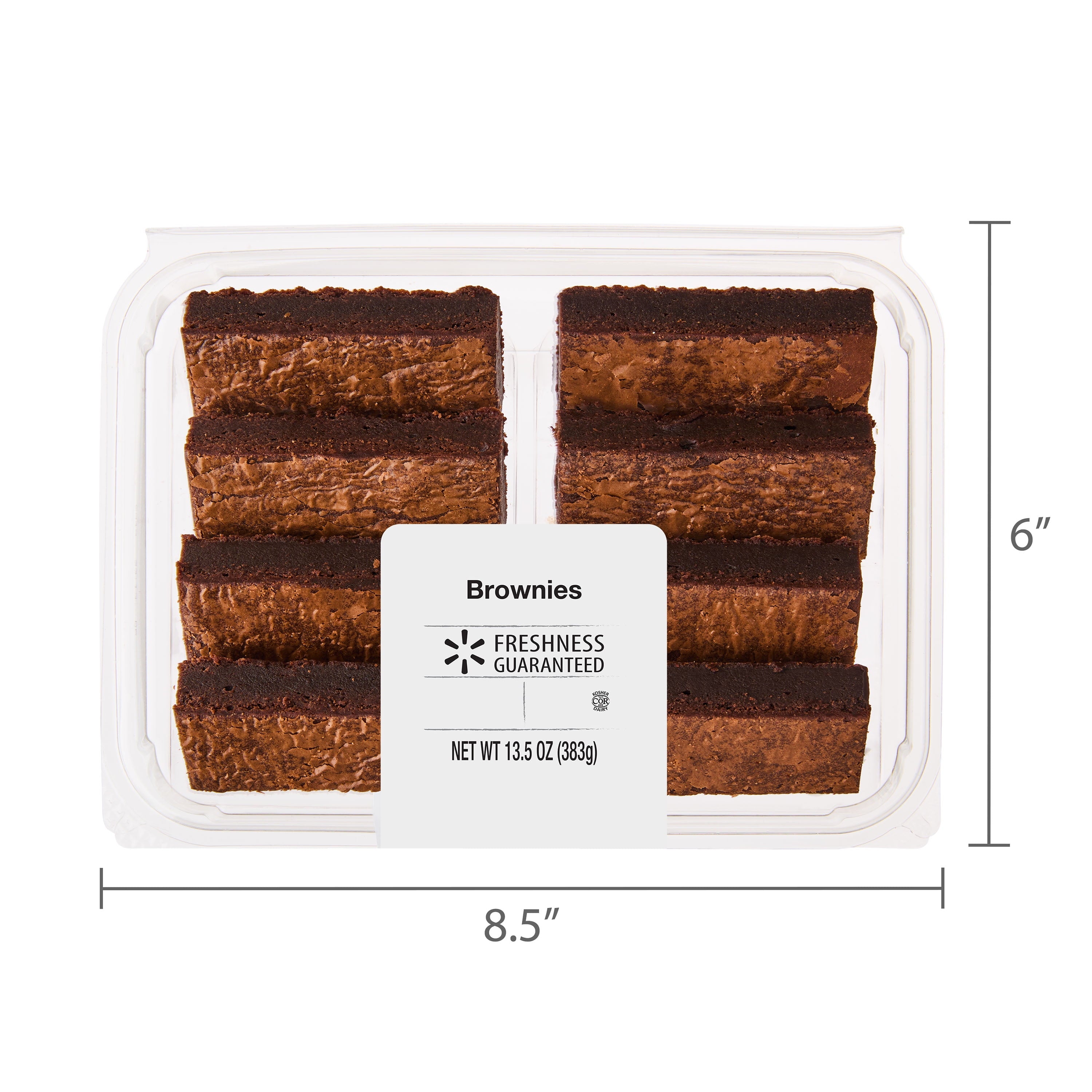 Chocolate Fudge Brownies 13.5 Oz 8 Count Freshness Guaranteed