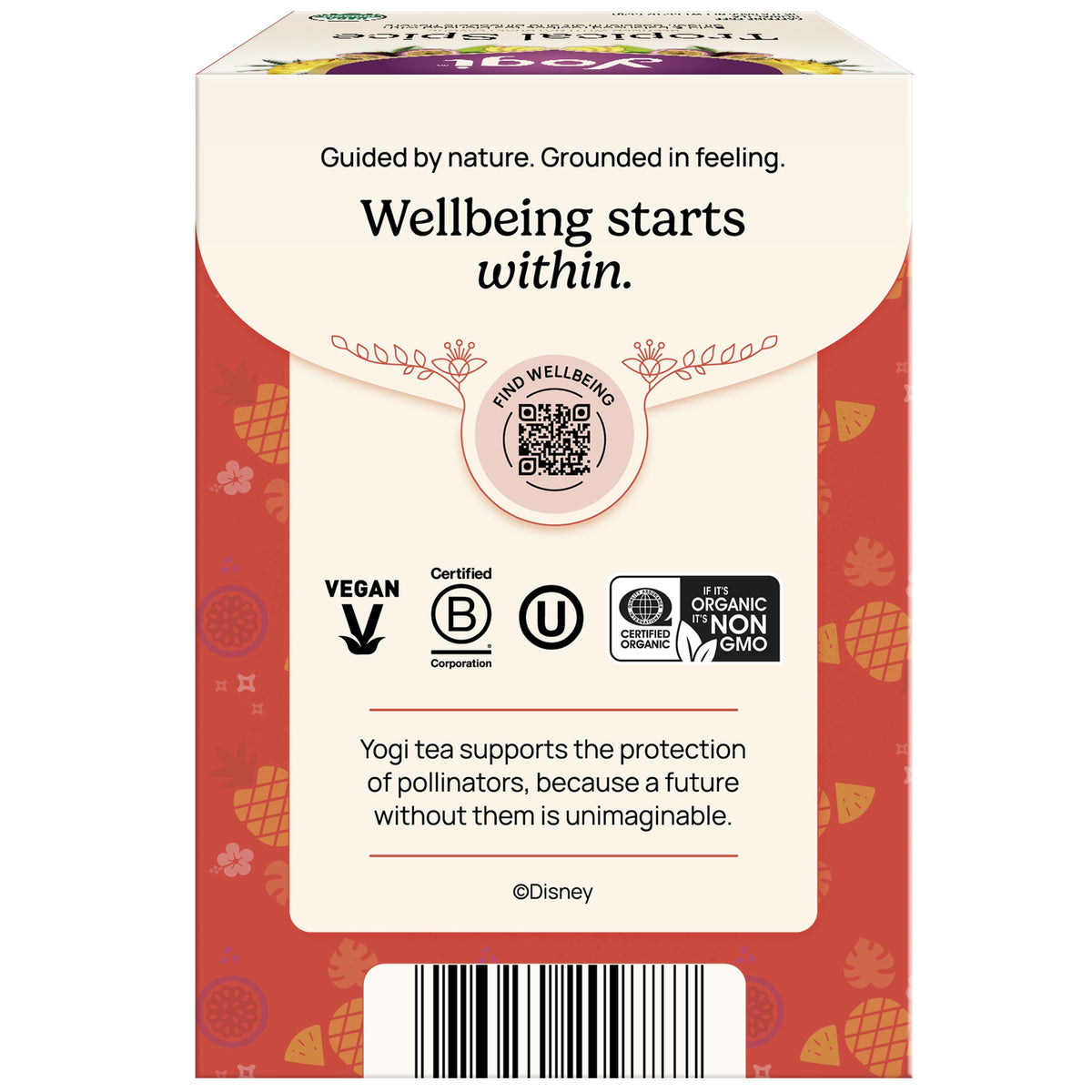 Yogi Tropical Spice Caffeine-Free Organic Herbal Tea Bags 16 Count