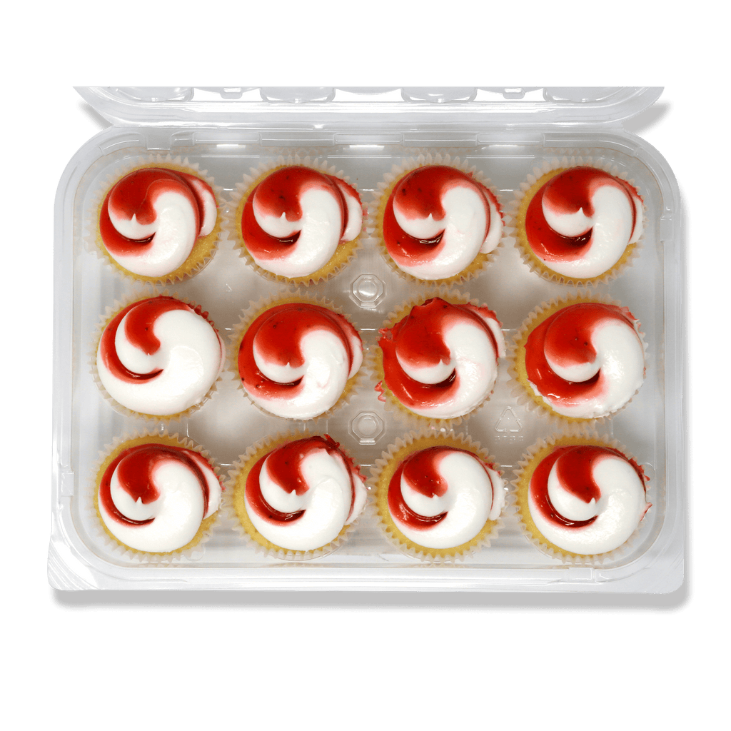Strawberry Shortcake Mini Cupcakes 10 Oz 12 Count Freshness Guaranteed