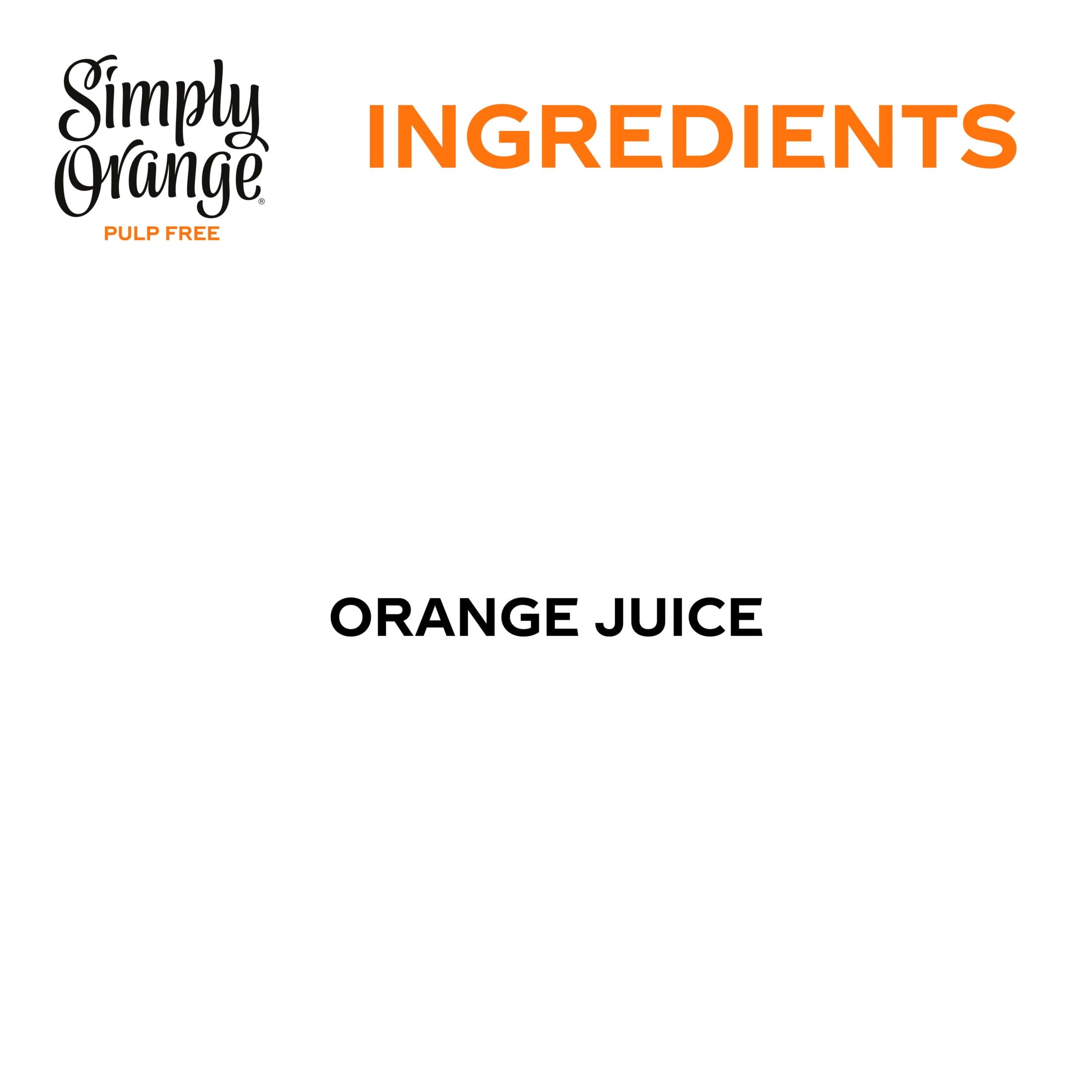 Simply Orange Pulp-Free Orange Juice 76 fl oz