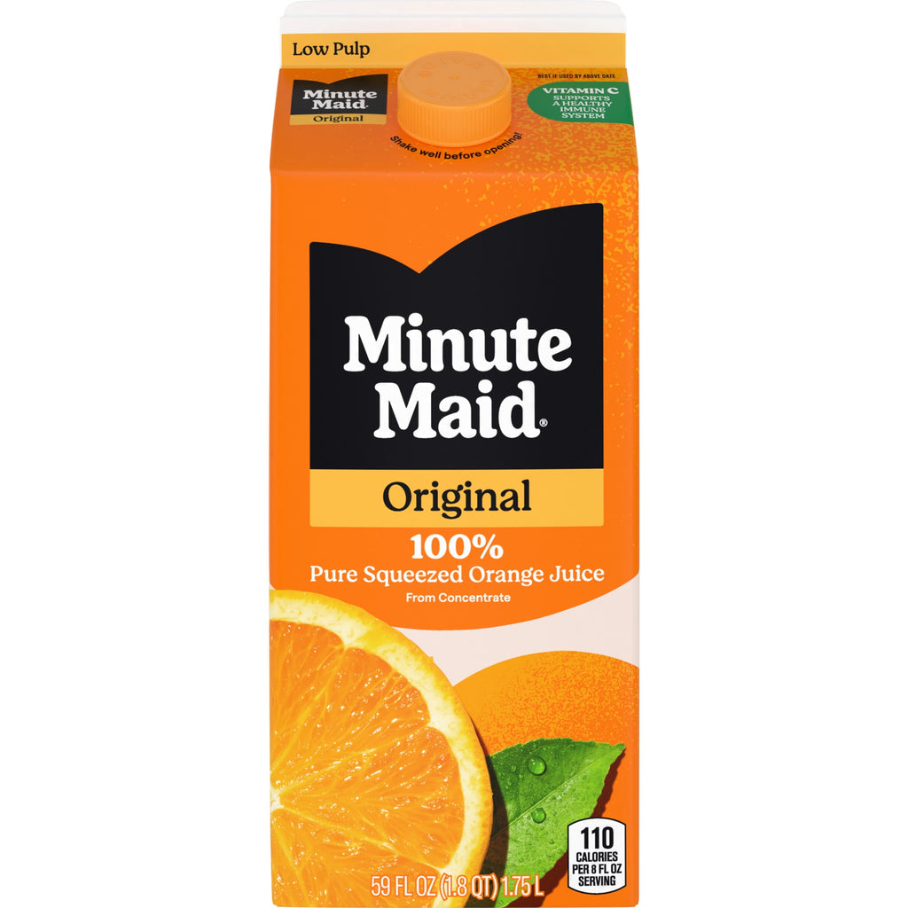 Minute Maid 100% Orange Juice Low Pulp Refrigerated 59 fl oz