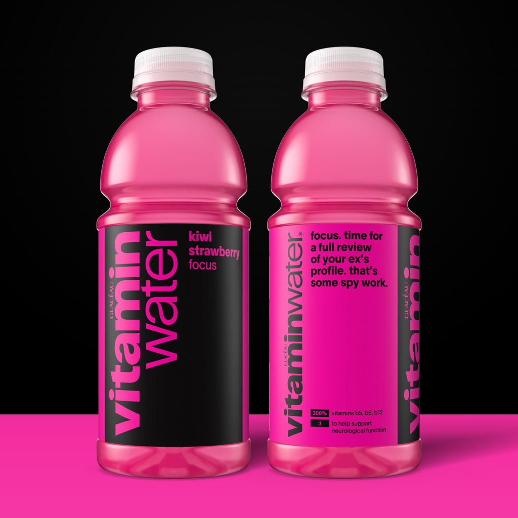Vitaminwater Focus Kiwi Strawberry Flavored Water Beverage 20 fl oz