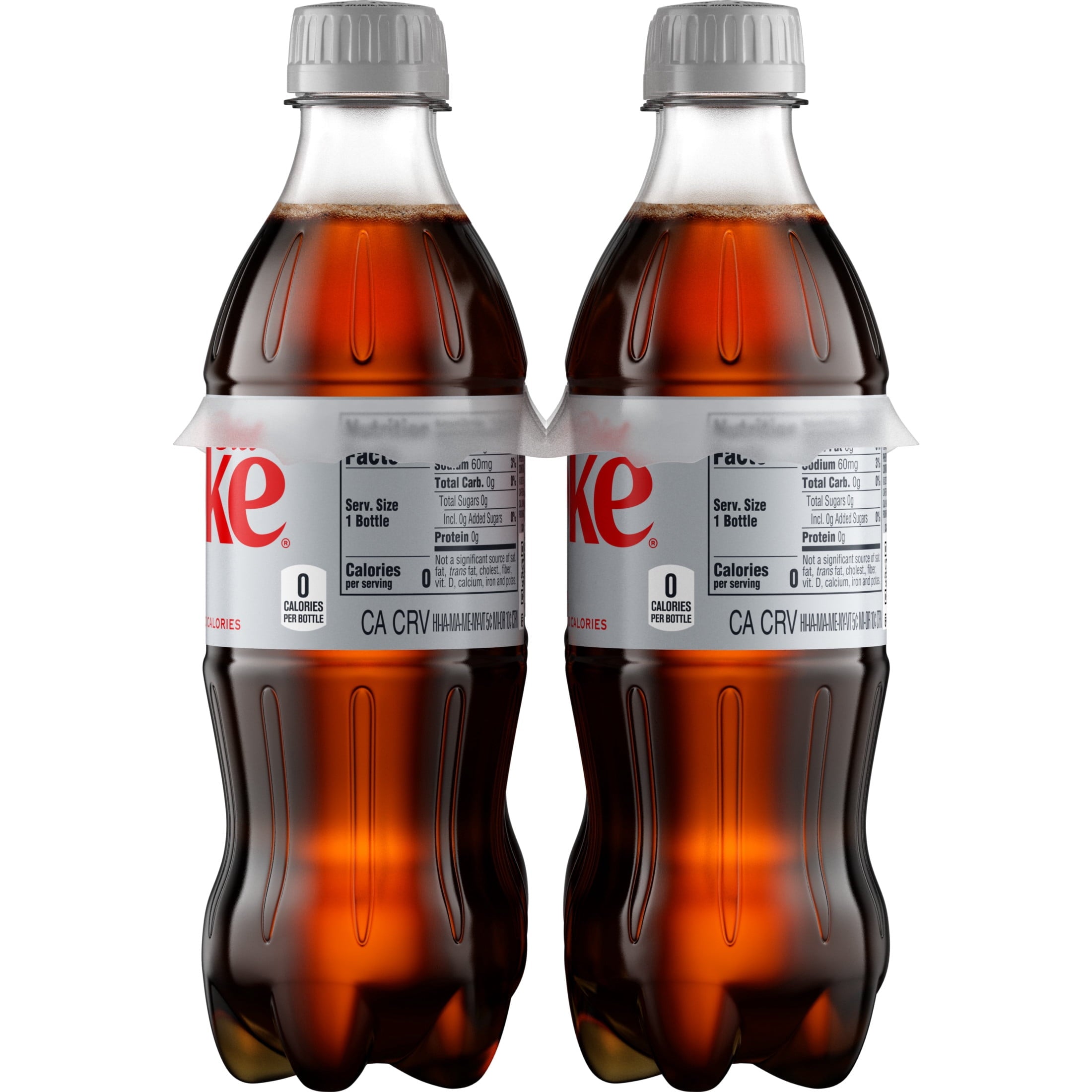 Soda Pop Bottles 16.9 Fl Oz 6 Pack Diet Coke