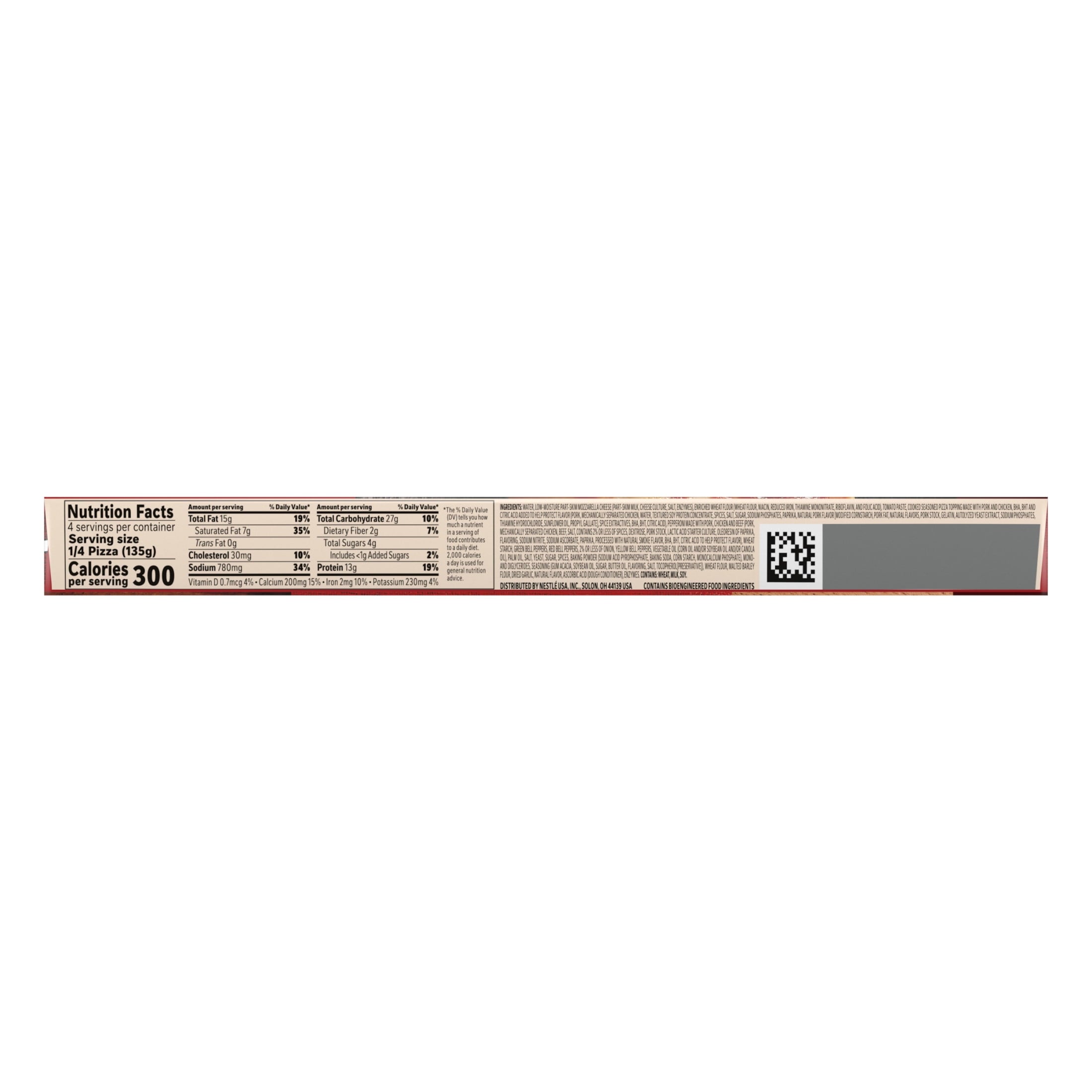 DiGiorno Thin Crust Supreme Frozen Pizza 19.1 Oz