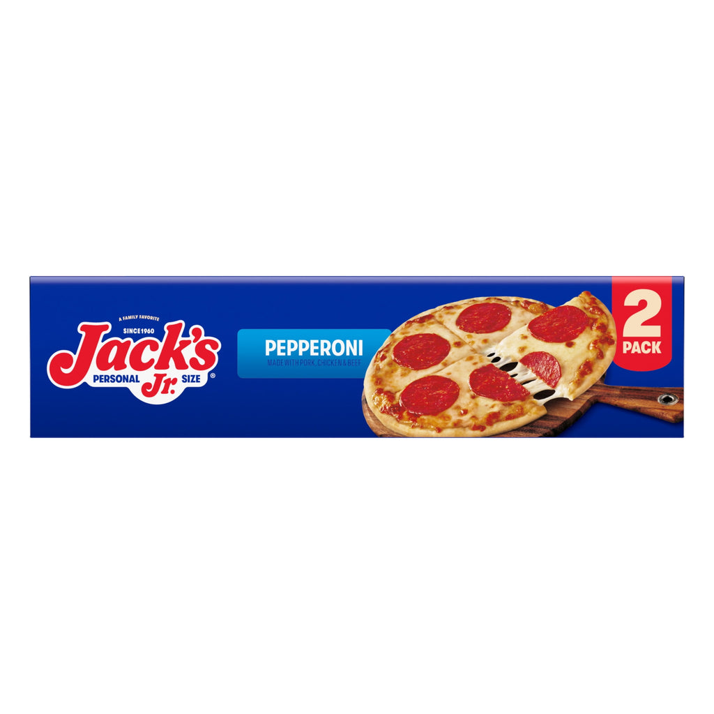 Jack's Pepperoni Personal Frozen Pizza 11.7 Oz 2 Pack