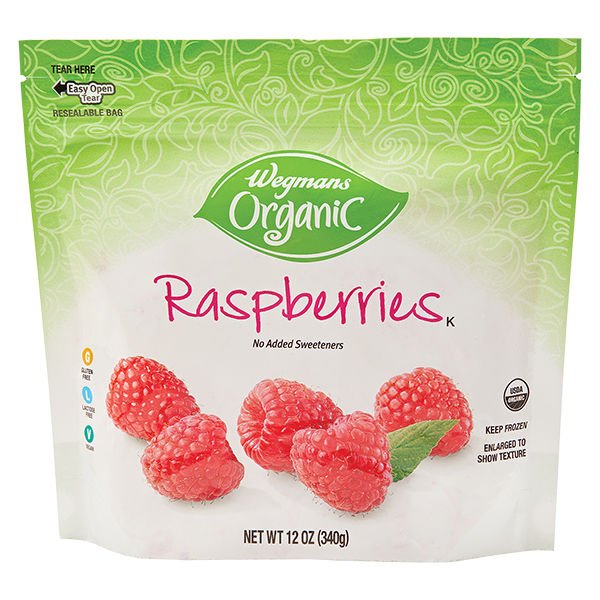 Wegmans Organic Frozen Raspberries 12 oz
