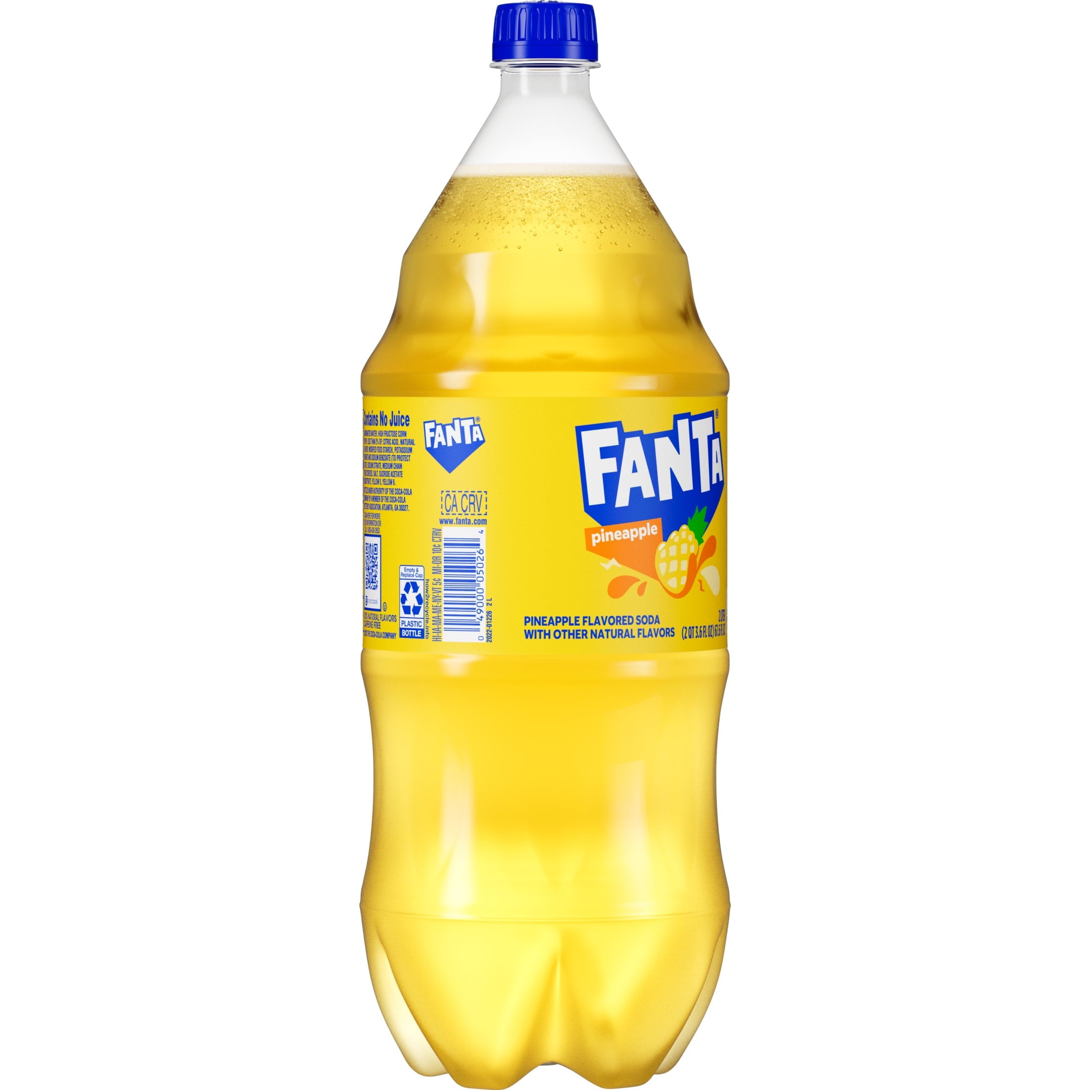 Fanta Pineapple Soda Pop Bottle 2 L