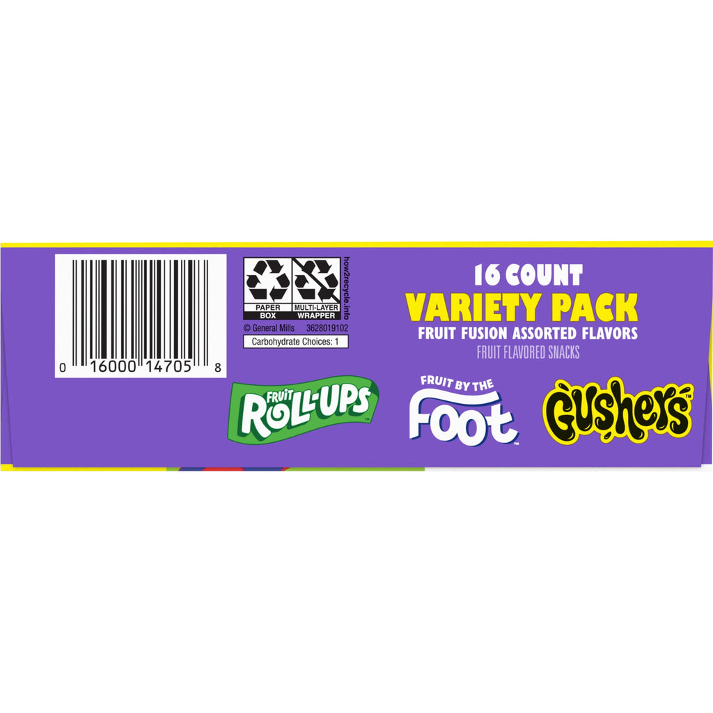 Fruit Snacks Variety Pack 10.2 Oz 16 Count General Mills
