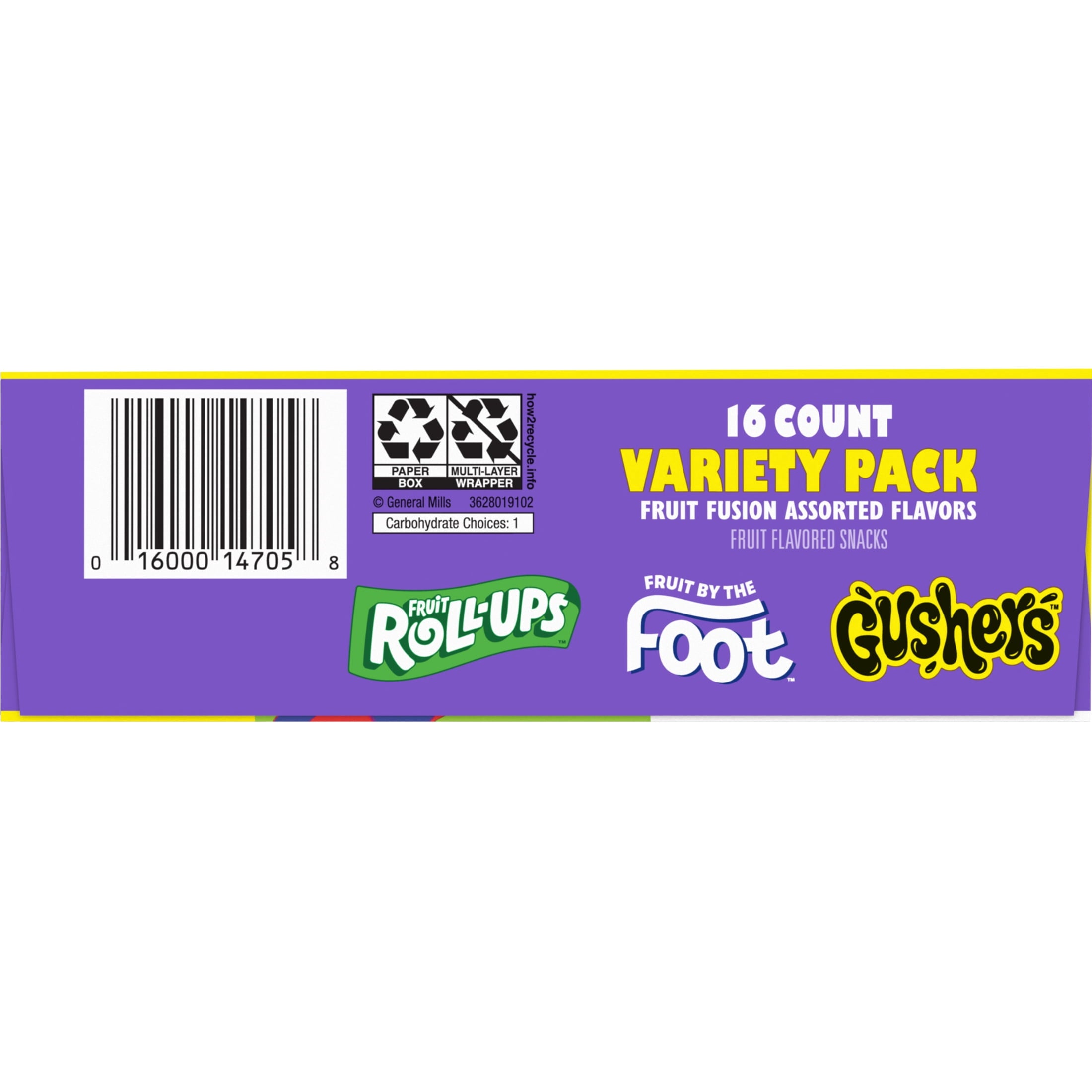 Fruit Snacks Variety Pack 10.2 Oz 16 Count General Mills