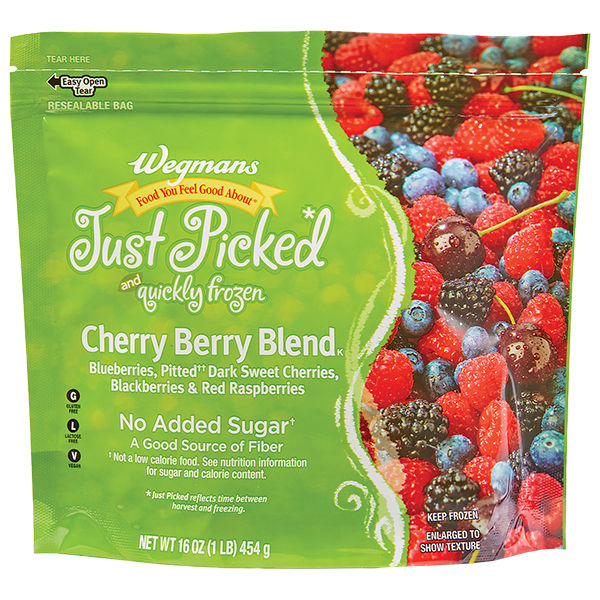 Wegmans Frozen Cherry Berry Blend 16 Oz