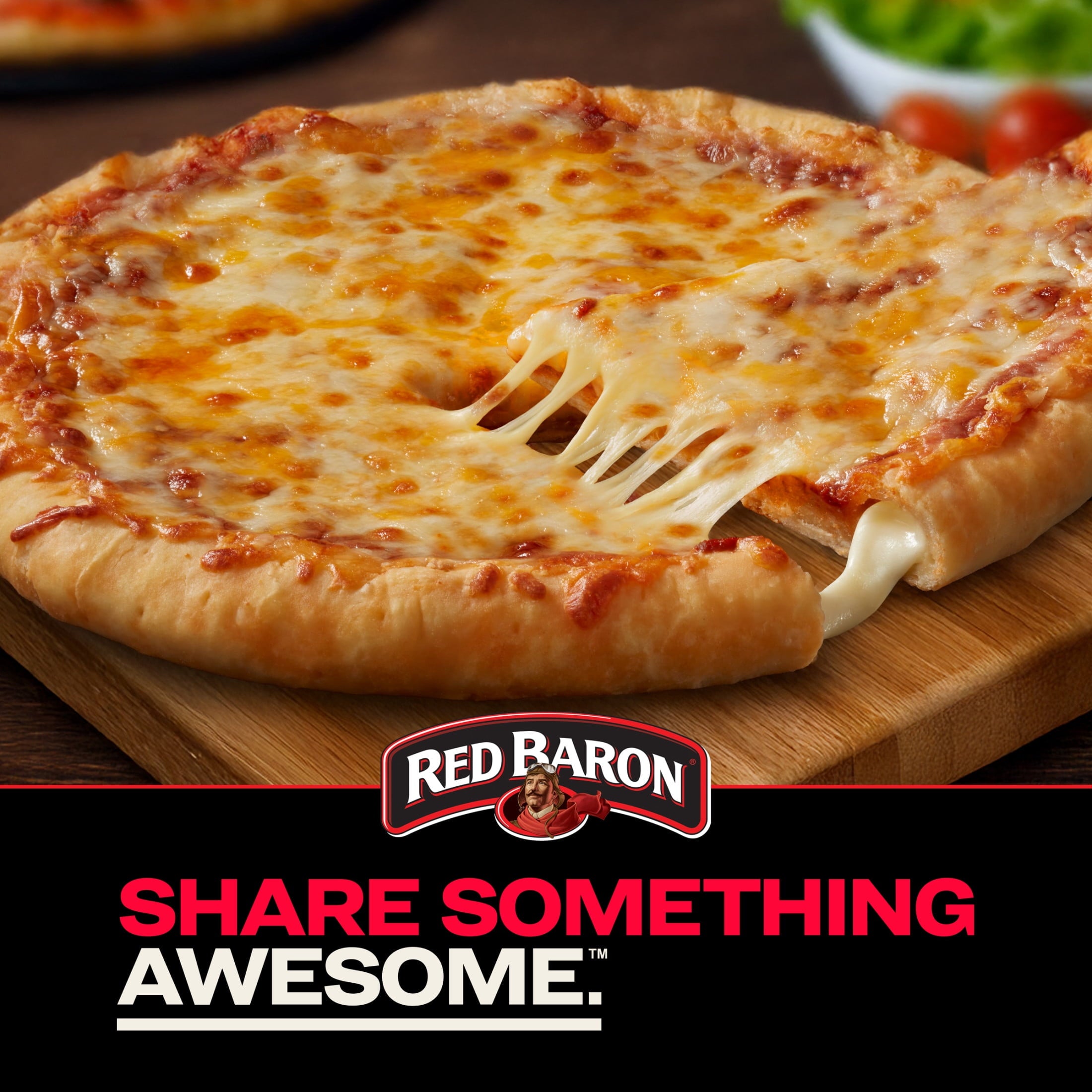 Red Baron Four Cheese Stuffed Crust Frozen Pizza 22.74 Oz