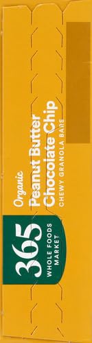 Organic Chocolate Chip Peanut Butter Granola Bar 8 Count 365 By Whole Foods Market