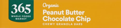 Organic Chocolate Chip Peanut Butter Granola Bar 8 Count 365 By Whole Foods Market
