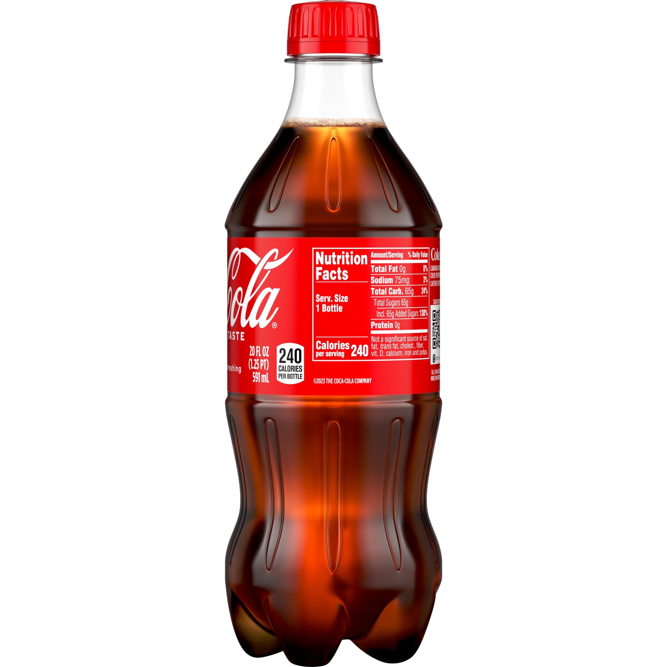 Soda Pop Bottle 20 Fl Oz Coca-Cola