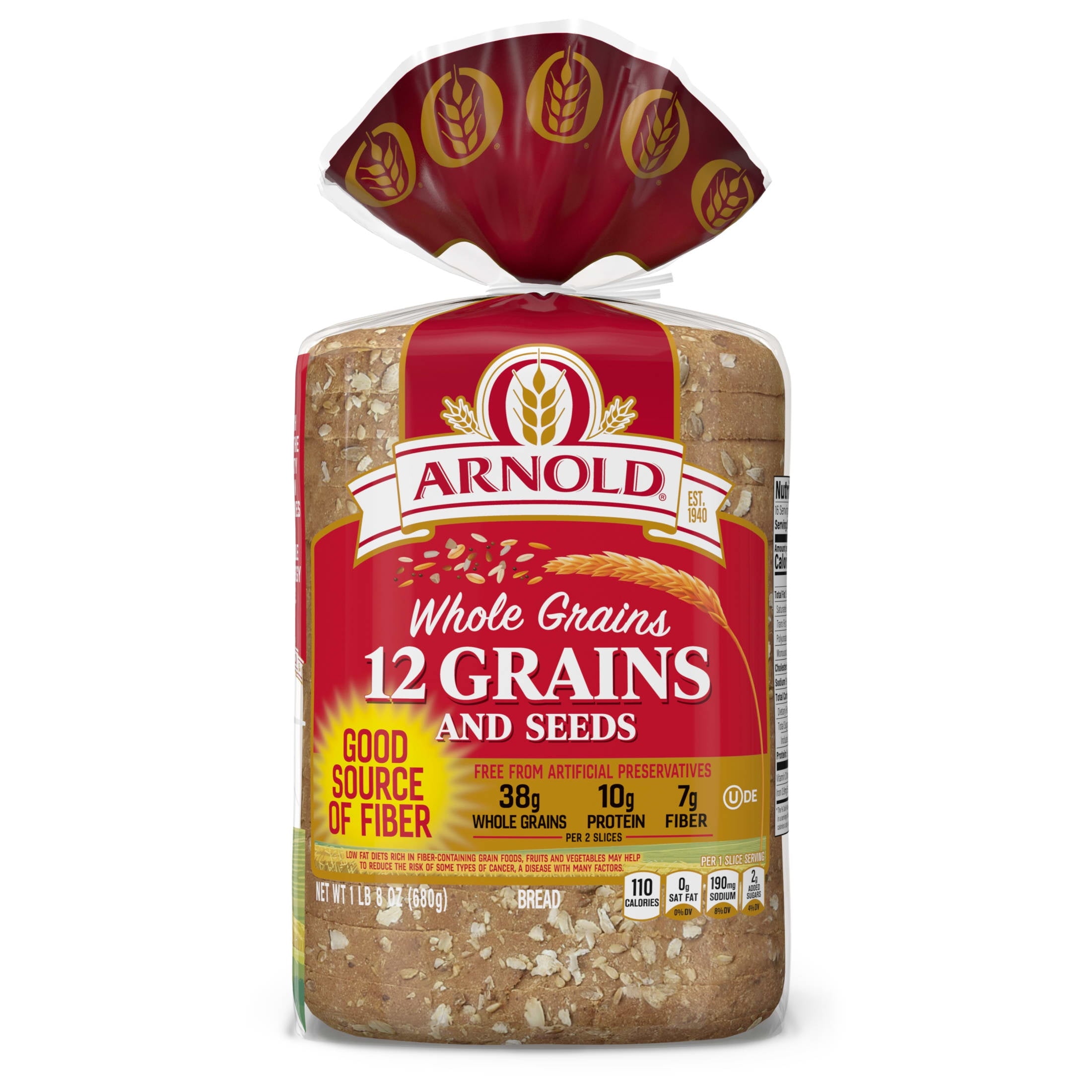 12 Grains and Seeds Bread 24 Oz