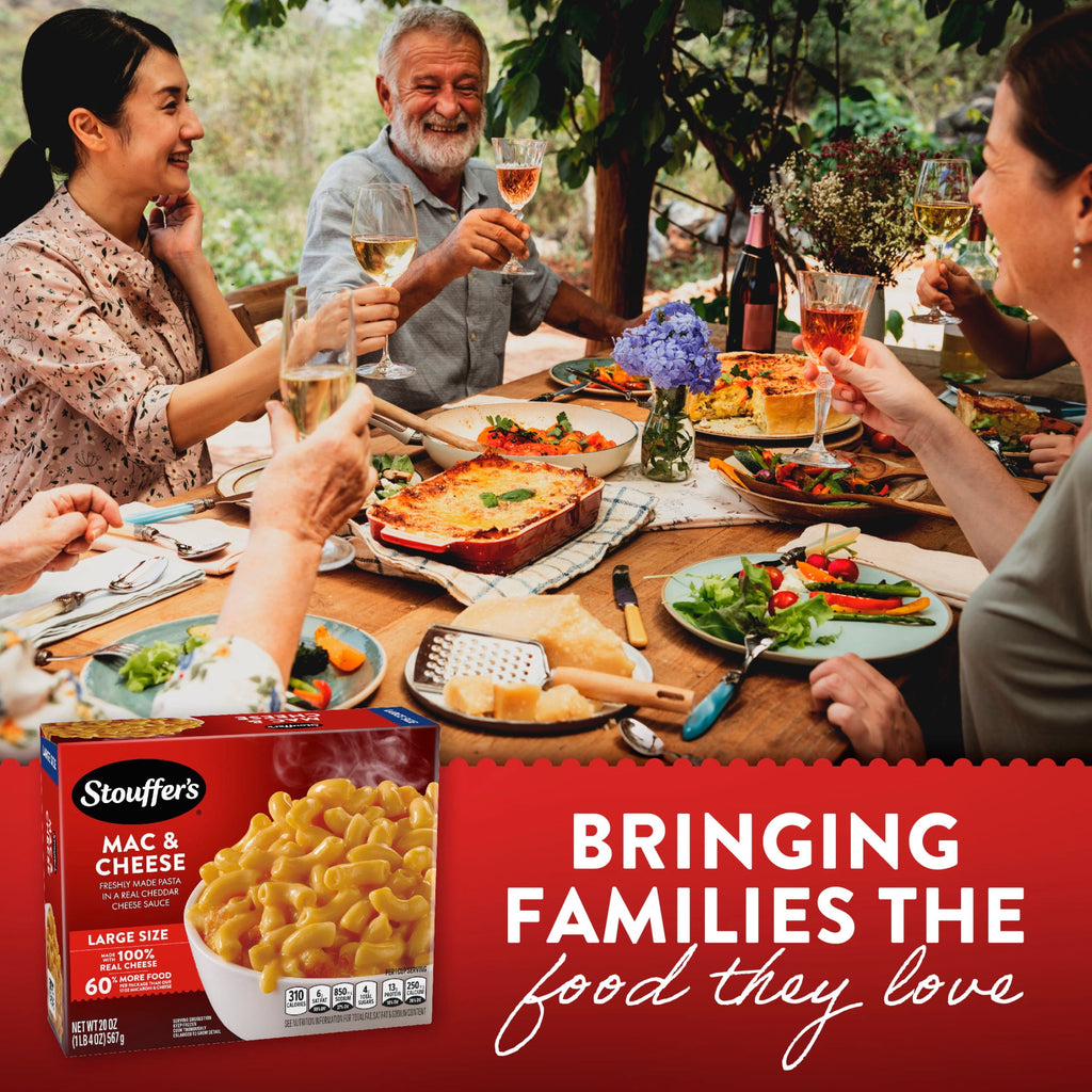 Stouffer's Macaroni And Cheese Large Size Frozen Meal 20 Oz