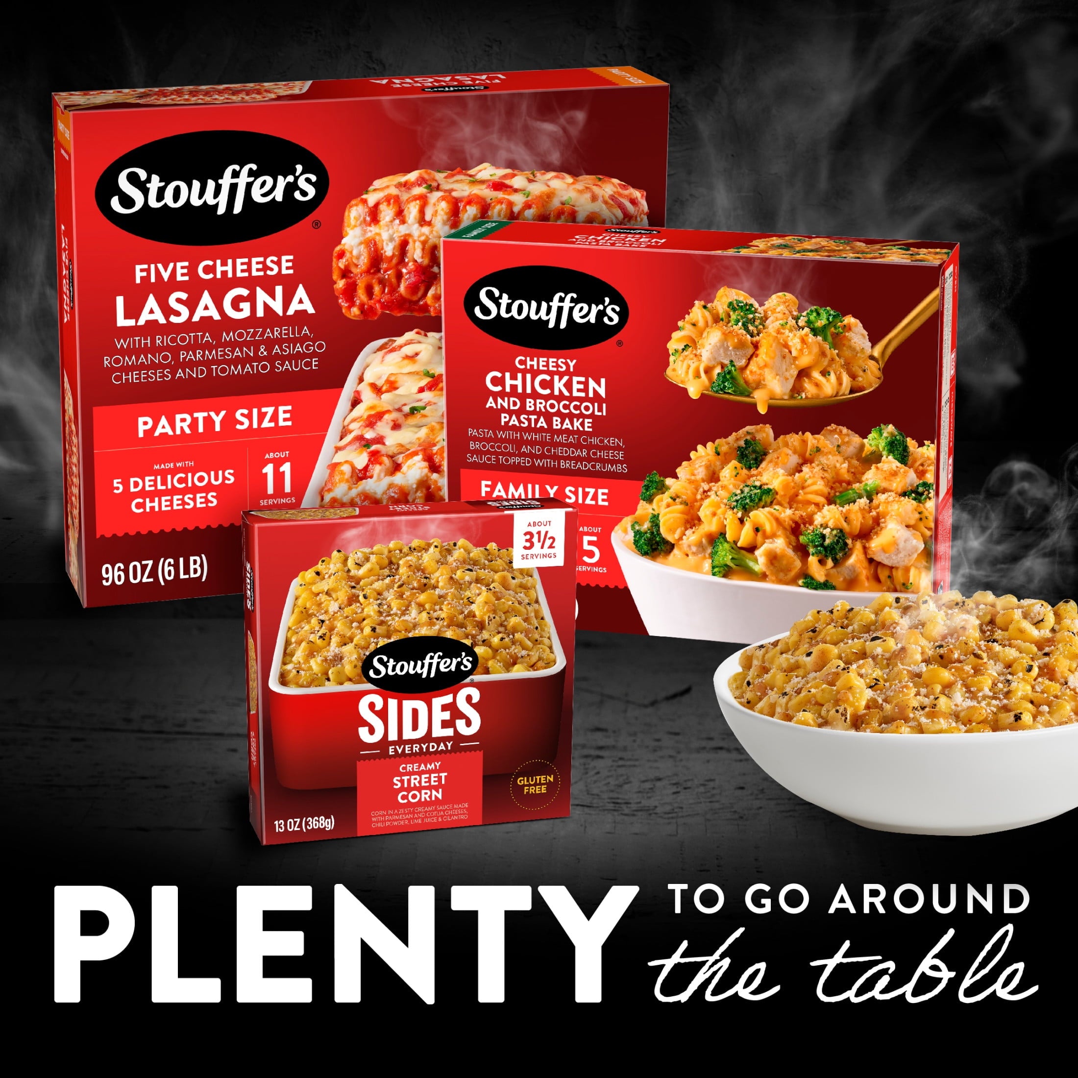 Stouffer's Creamy Street Corn Frozen Side Dish 13 Oz