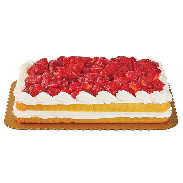 Wegmans Fruit Topped Shortcake 1/4 Sheet 62 oz