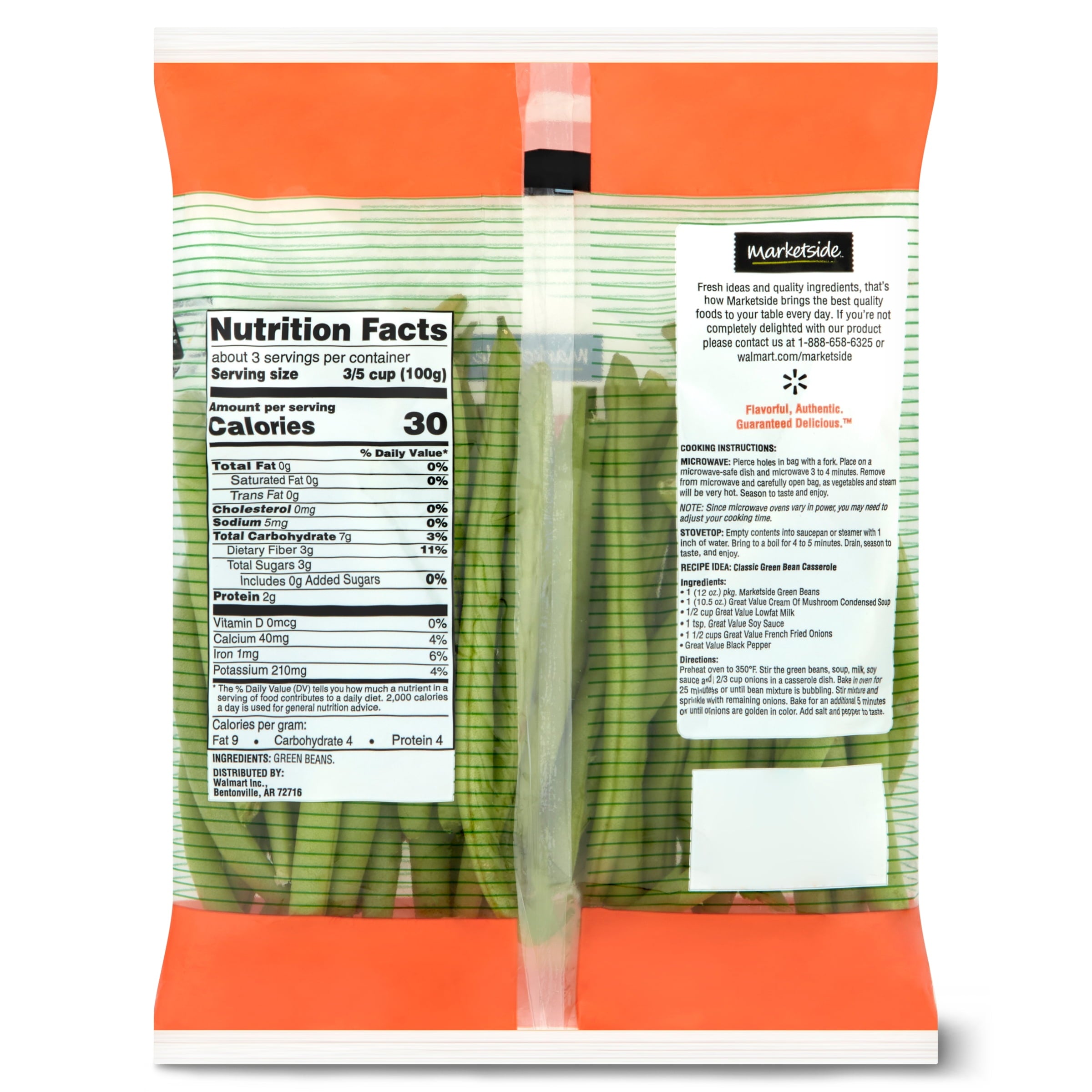 Fresh Marketside Green Beans 12 Oz