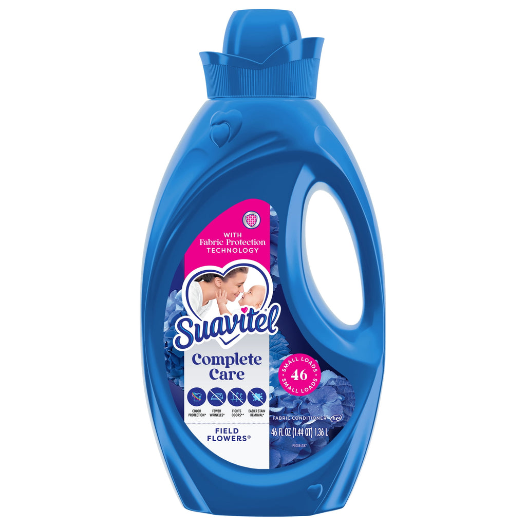 Suavitel Complete Liquid Fabric Softener Field Flowers Scent 46 fl oz 46 Loads