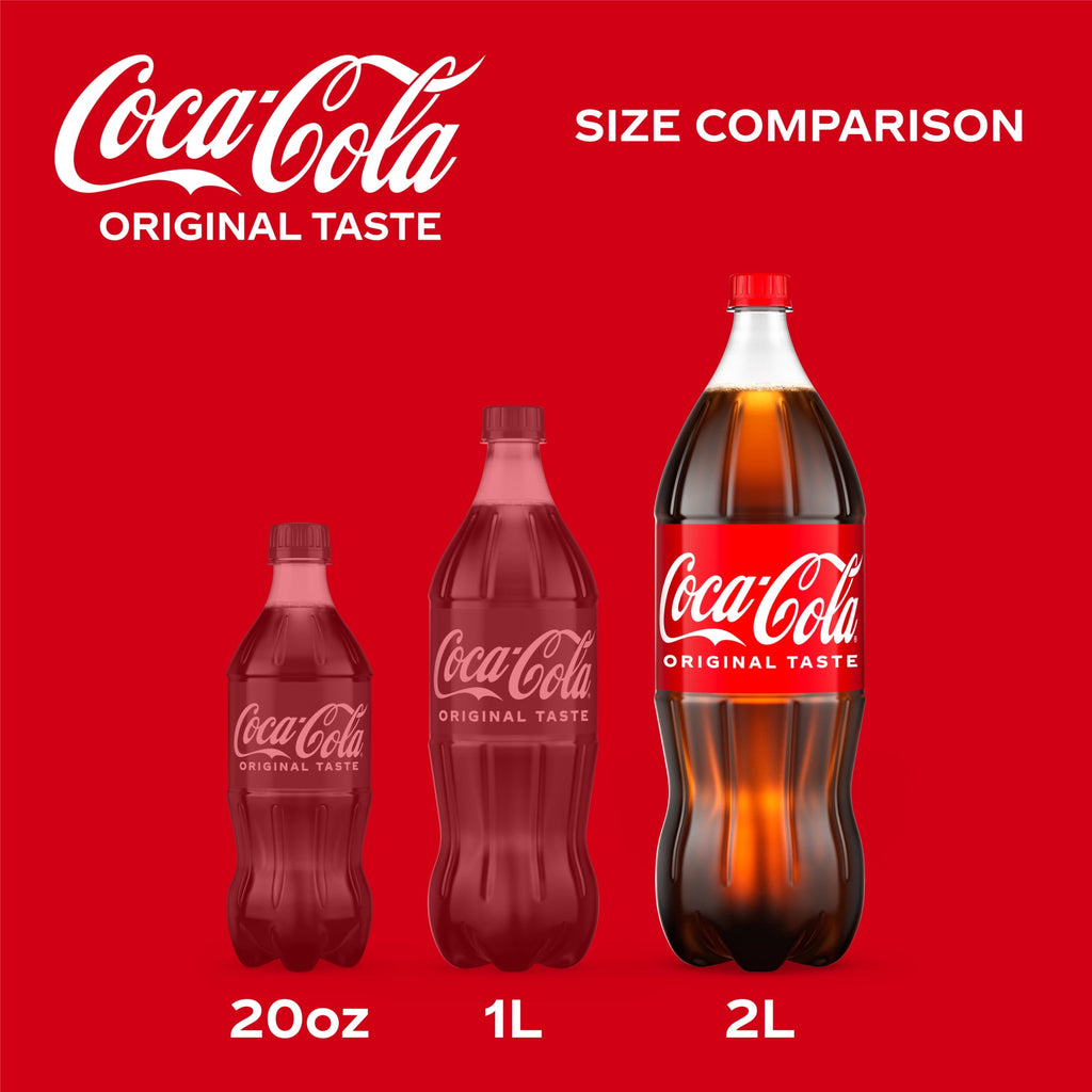 Soda Pop Bottle 2 Liters Coca-Cola