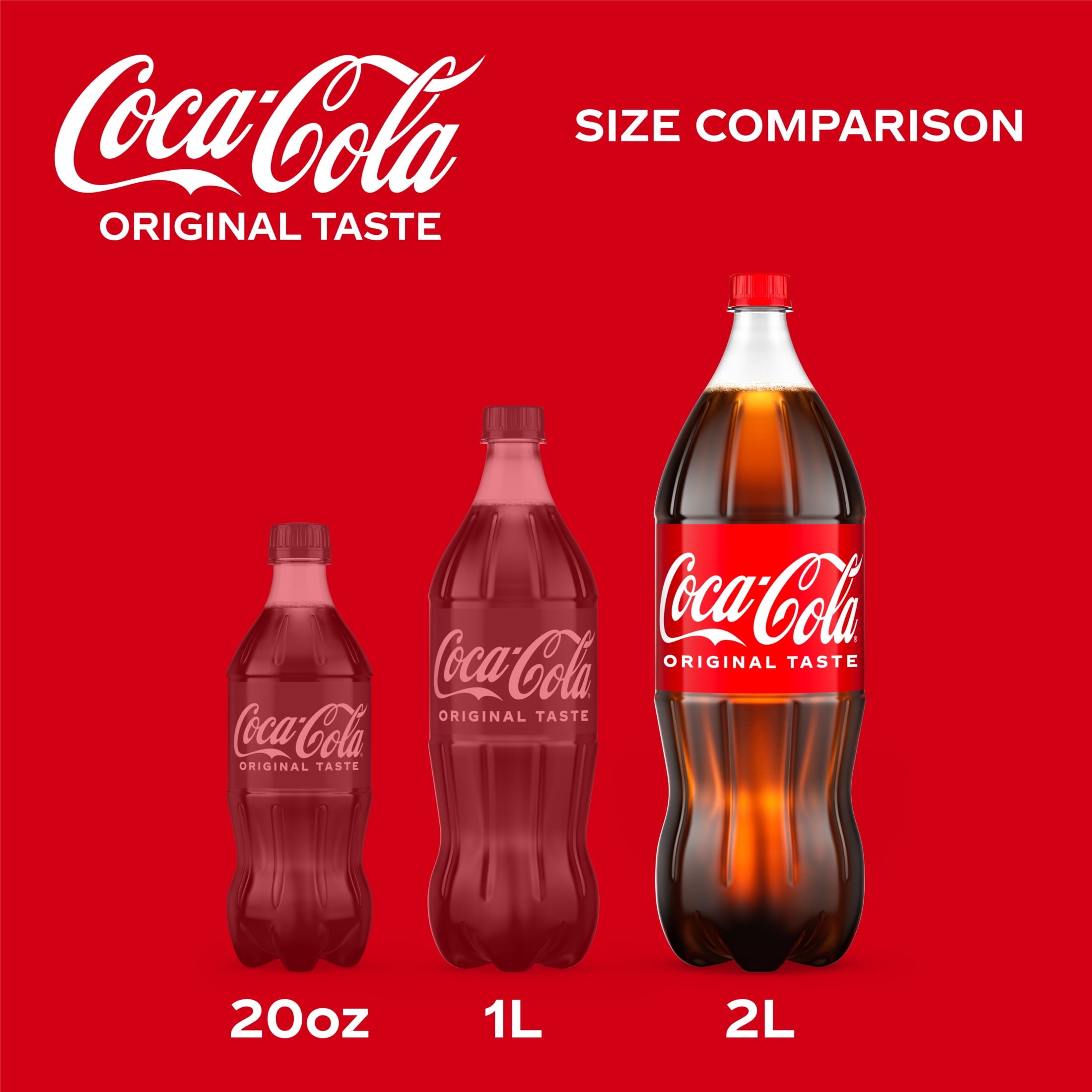 Soda Pop Bottle 2 Liters Coca-Cola