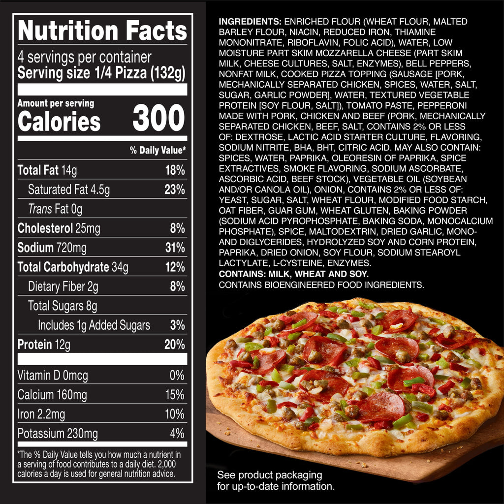 Red Baron Supreme Brick Oven Crust Frozen Pizza 18.64 Oz