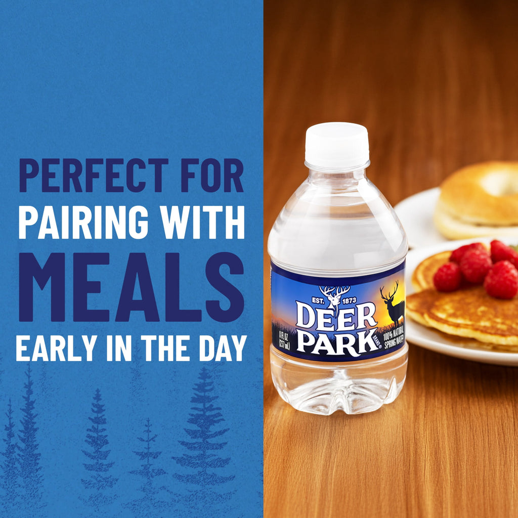Deer Park Spring Water 8 fl oz Plastic Bottles 48 Pack