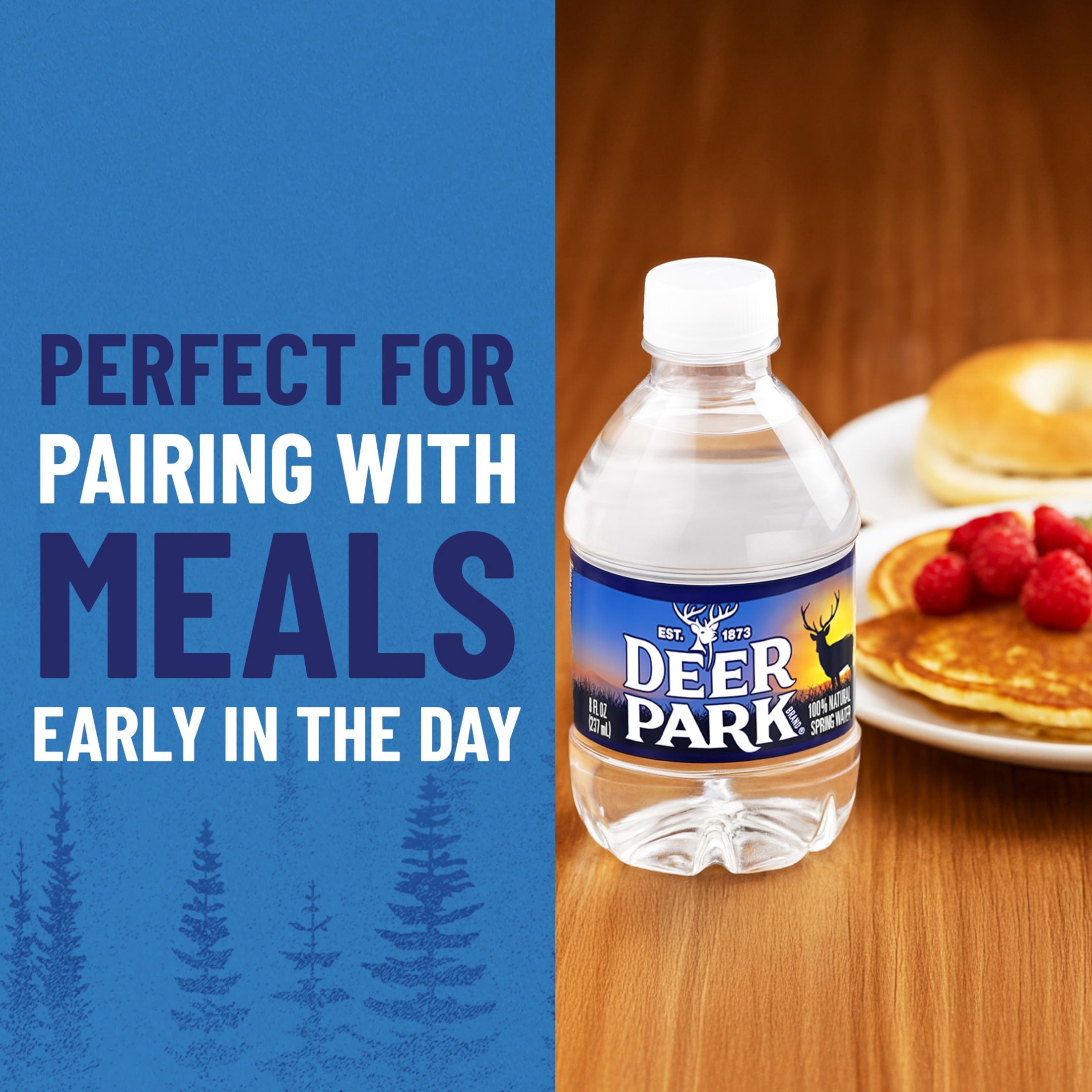 Deer Park Spring Water 8 fl oz Plastic Bottles 48 Pack