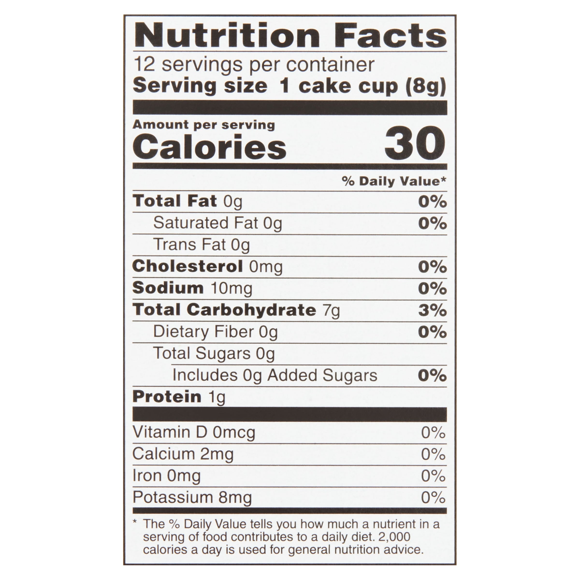Great Value Jumbo Ice Cream Cups 2.75 Oz 12 Count