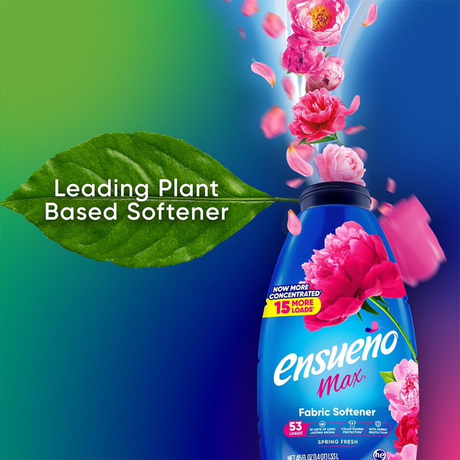 Ensueno Max Liquid Fabric Softener Spring Fresh 45 fl oz 53 Loads