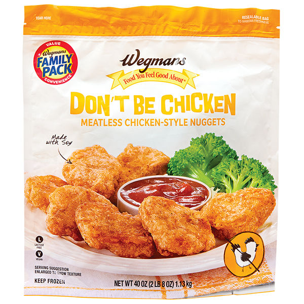 Wegmans Don't Be Chicken Meatless Chicken-Style Nuggets Family Pack 28 Oz