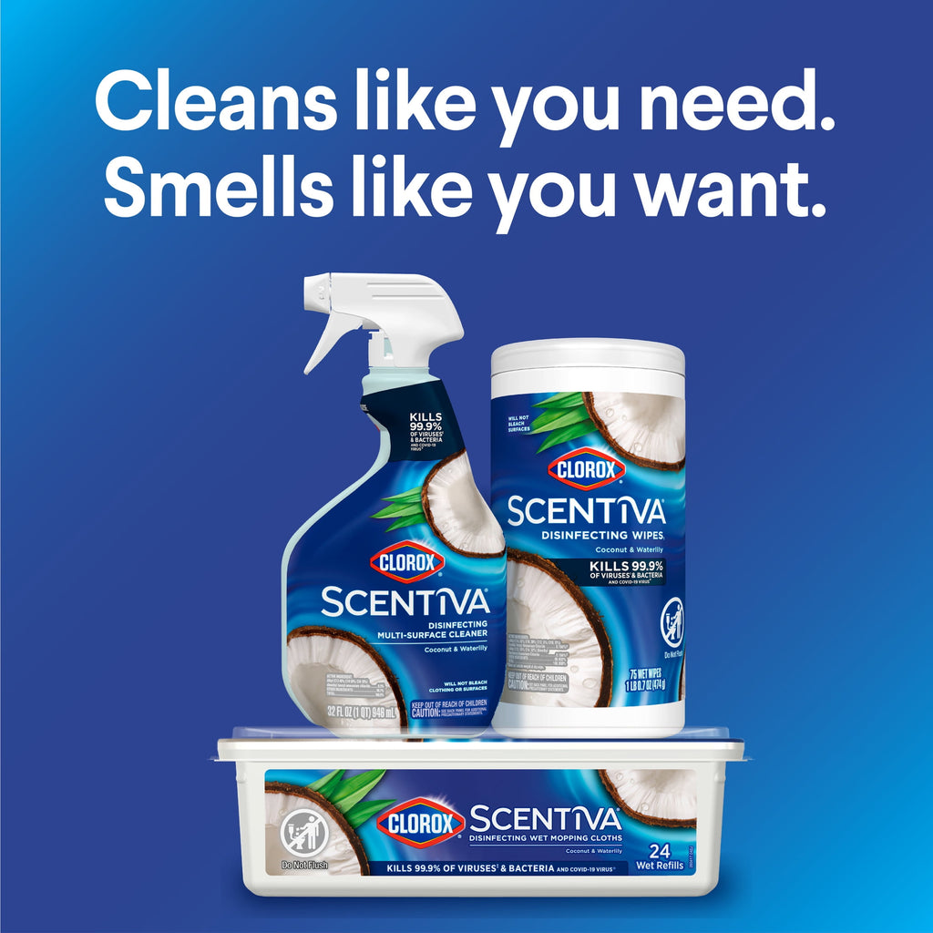 Clorox Scentiva Coconut & Waterlily Multi-Surface Cleaner Spray 32 fl oz