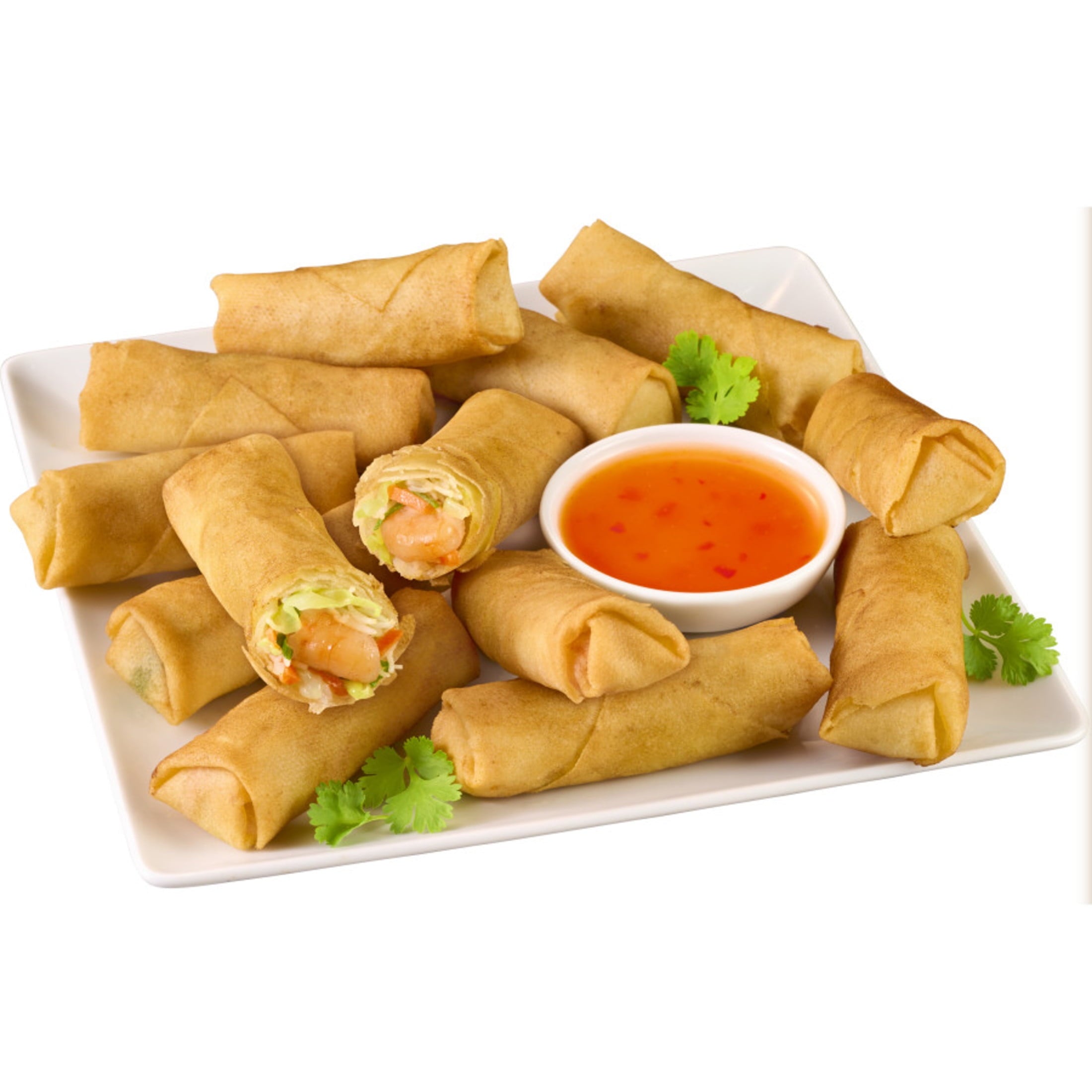 SeaPak Shrimp Spring Rolls Sweet Thai Chili Sauce Frozen 18 Oz 14 Count